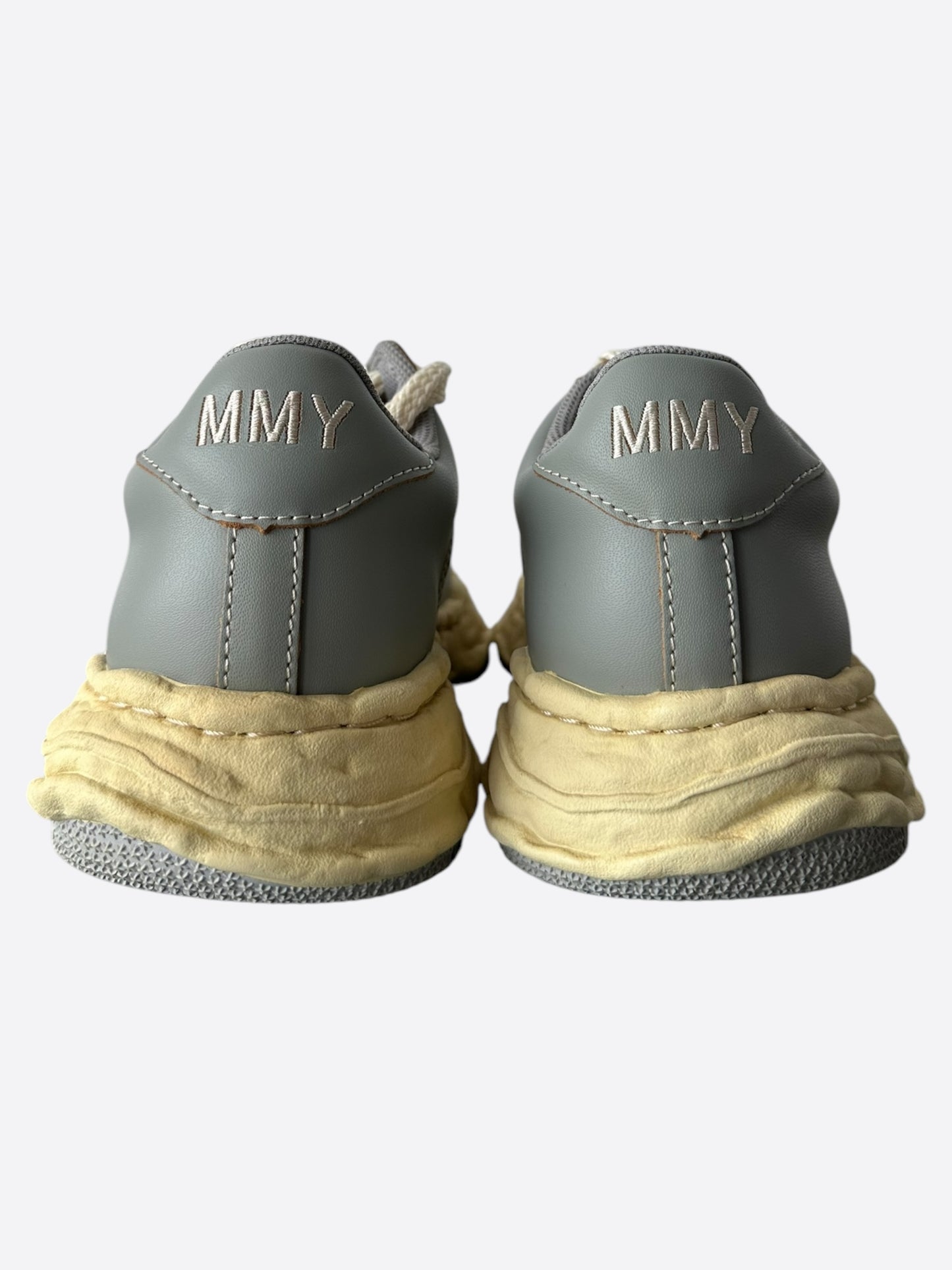 Maison Mihara Yasuhiro Aged Grey & White Wayne Sneakers