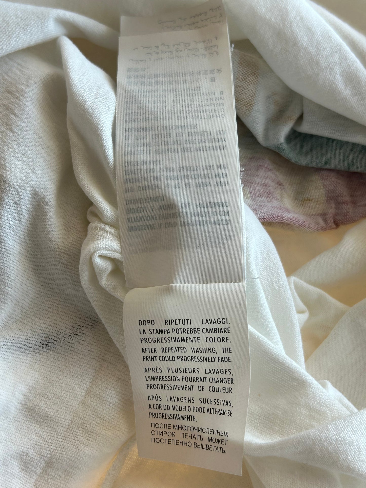 Gucci White Bootleg Logo Embroidered T-Shirt