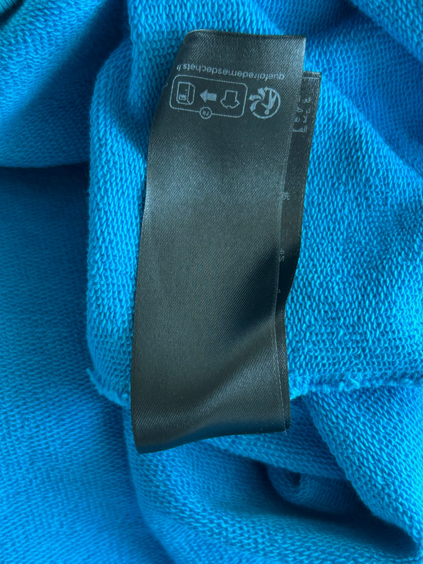 Balenciaga Blue & White Campaign Logo Hoodie