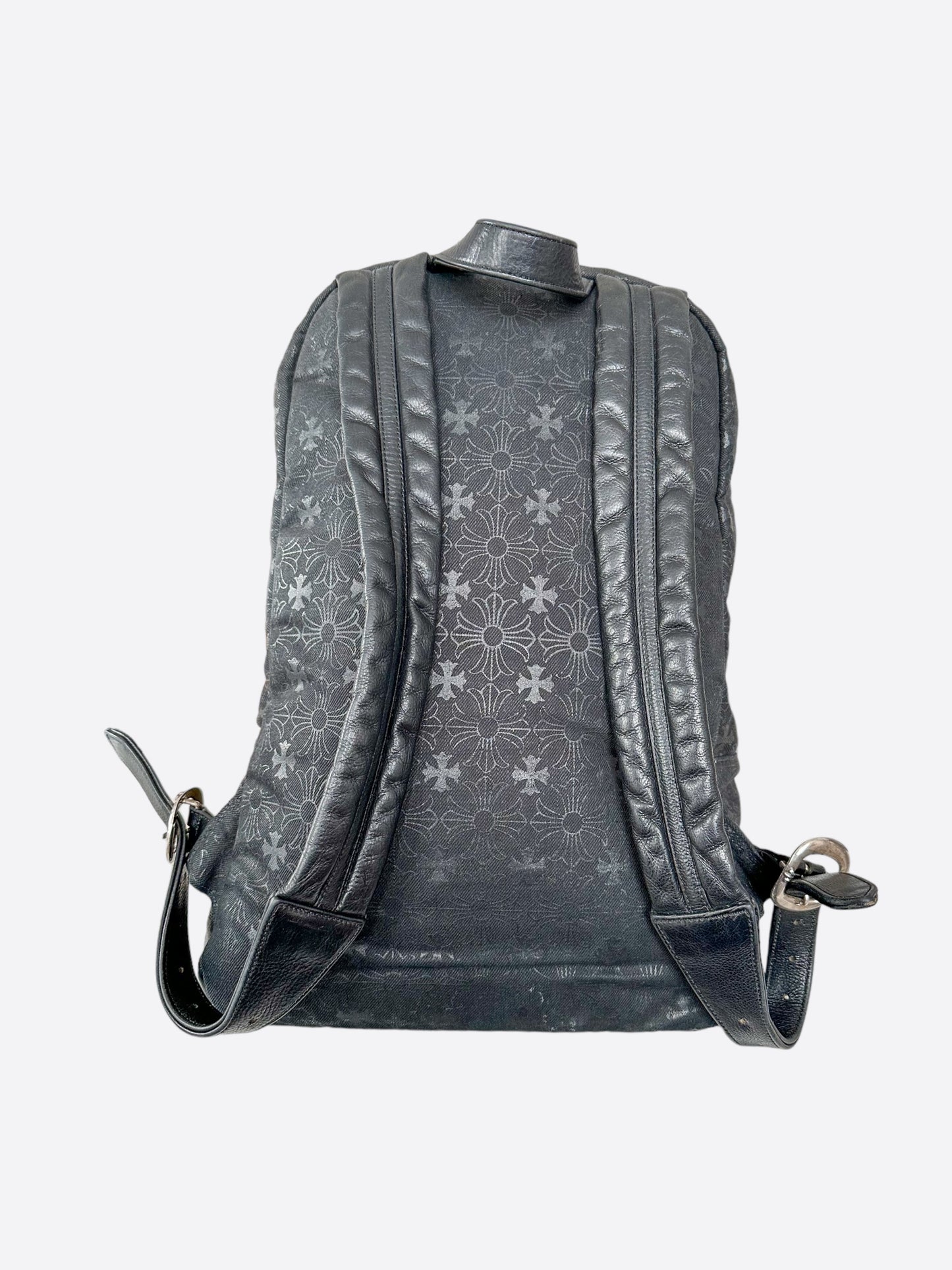 Chrome Hearts Black Cross Jacquard Backpack