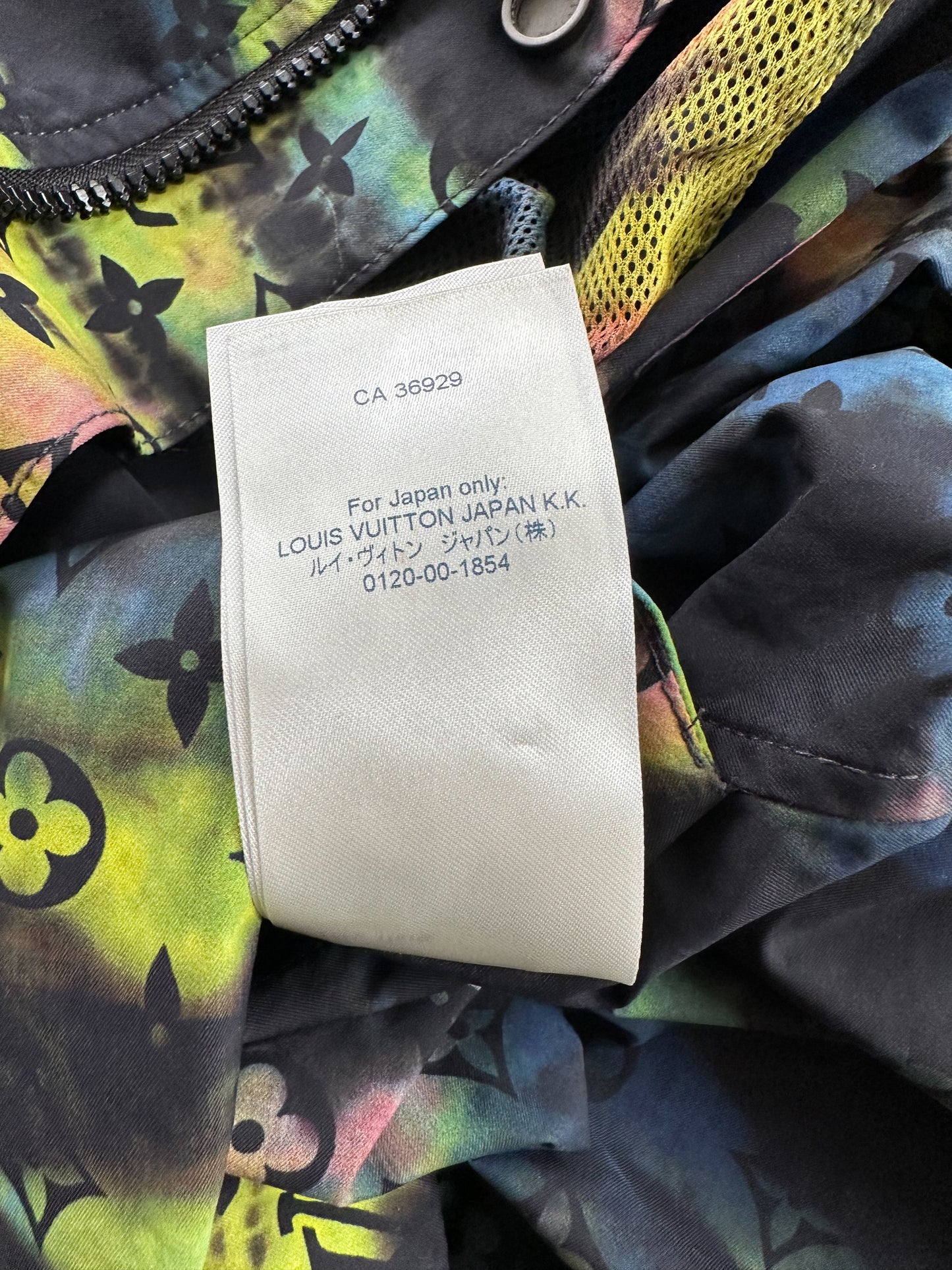 Louis Vuitton Multicolor Tie-Dye Camo Monogram Windbreaker