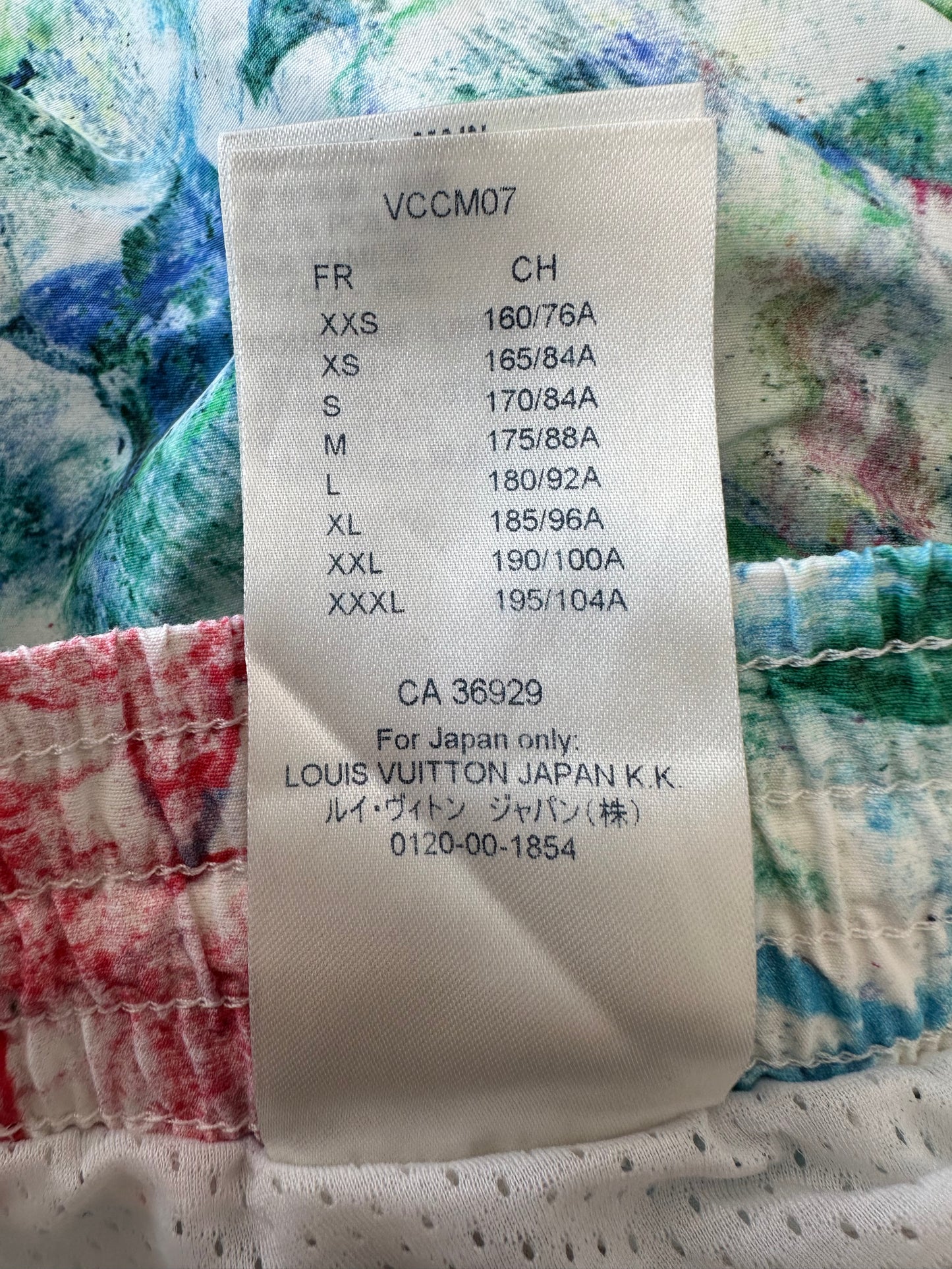 Louis Vuitton White Multicolor Pastel Monogram Swimshorts