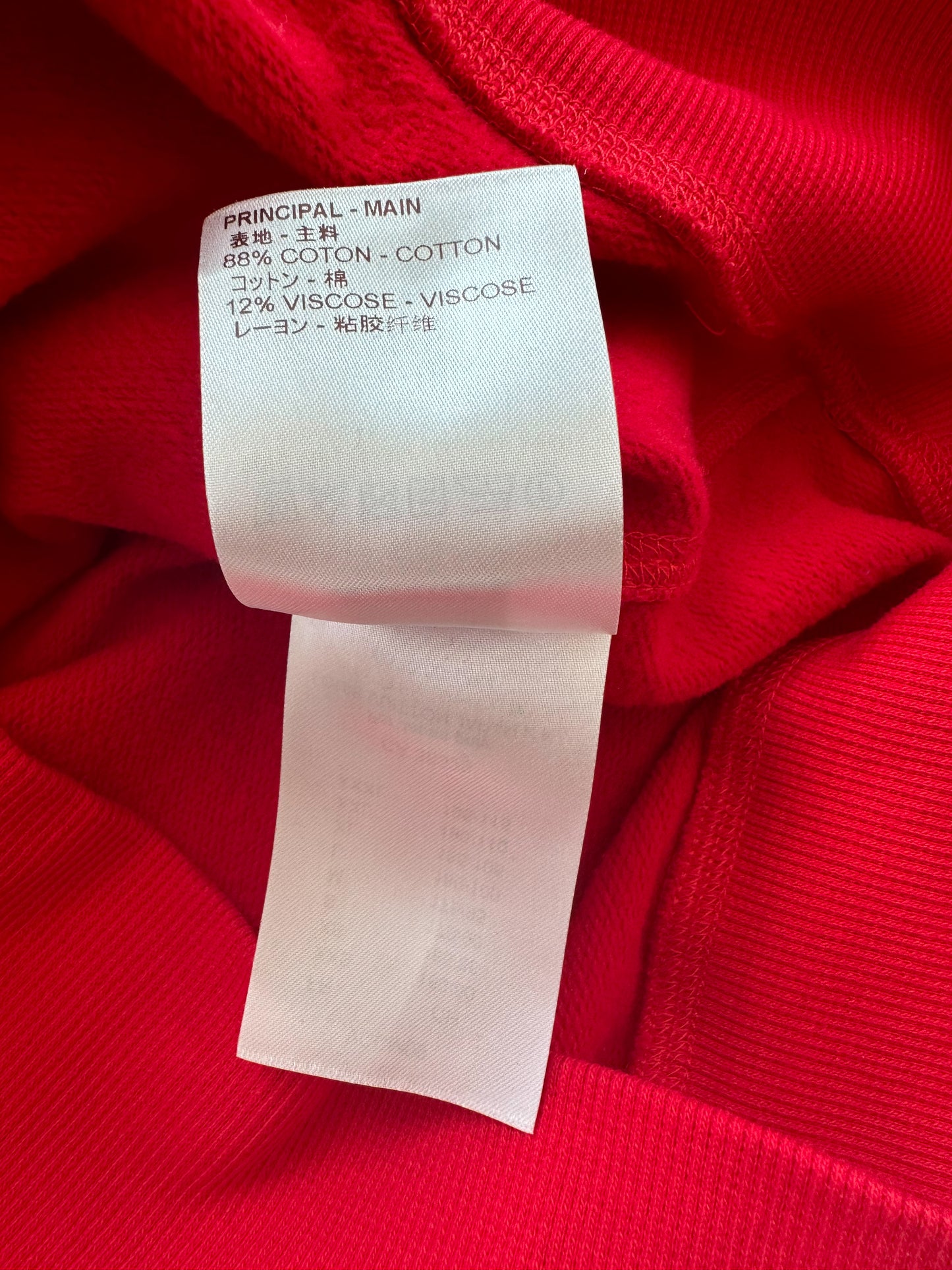 Louis Vuitton Supreme Red & White Arc Logo Sweater
