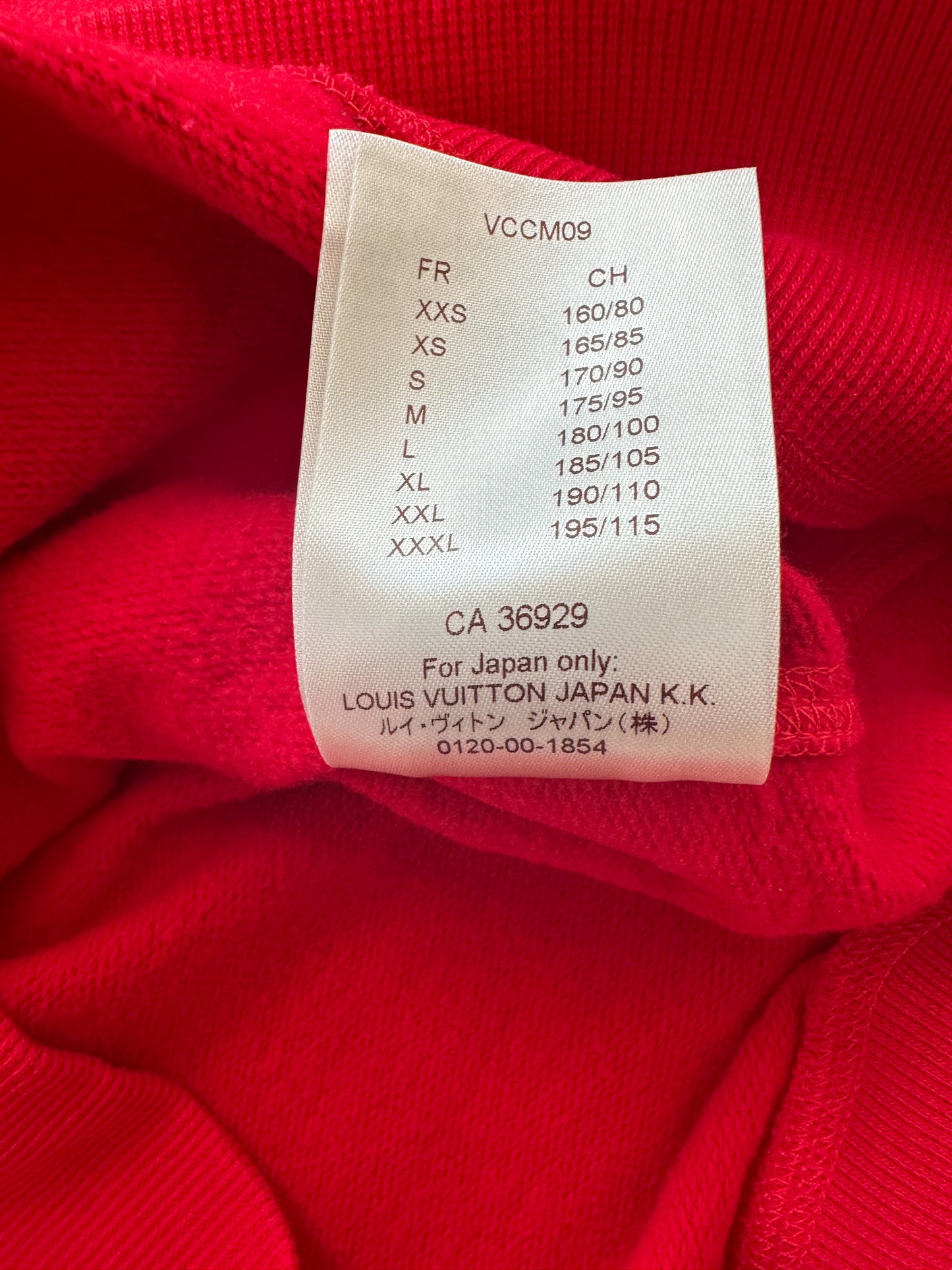 Louis Vuitton Supreme Red & White Arc Logo Sweater