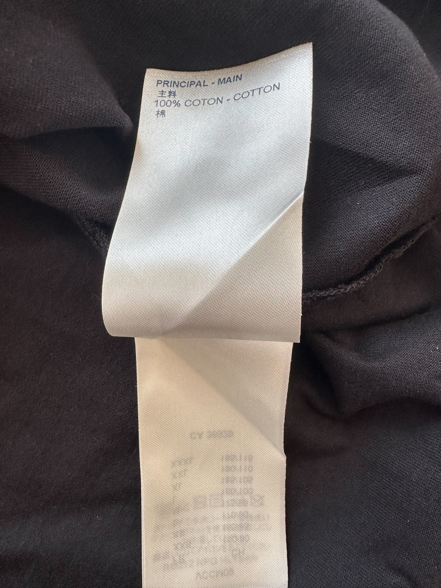 Louis Vuitton Black End Goal Logo T-Shirt