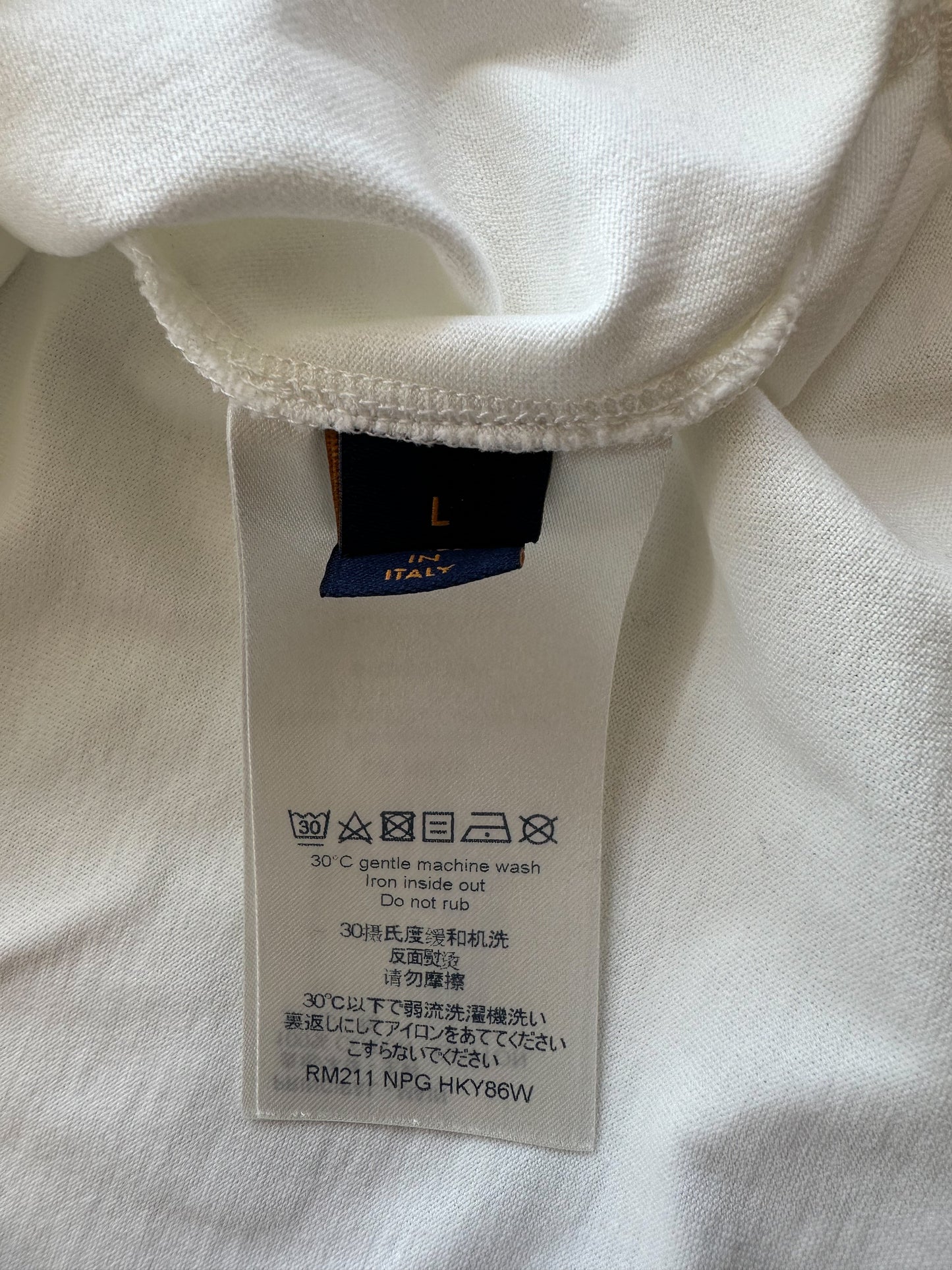 Louis Vuitton White Floating Men T-Shirt