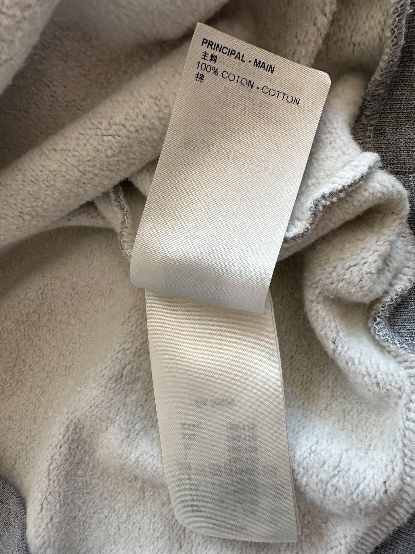 Louis Vuitton Grey & Black Graffiti Spray Hoodie