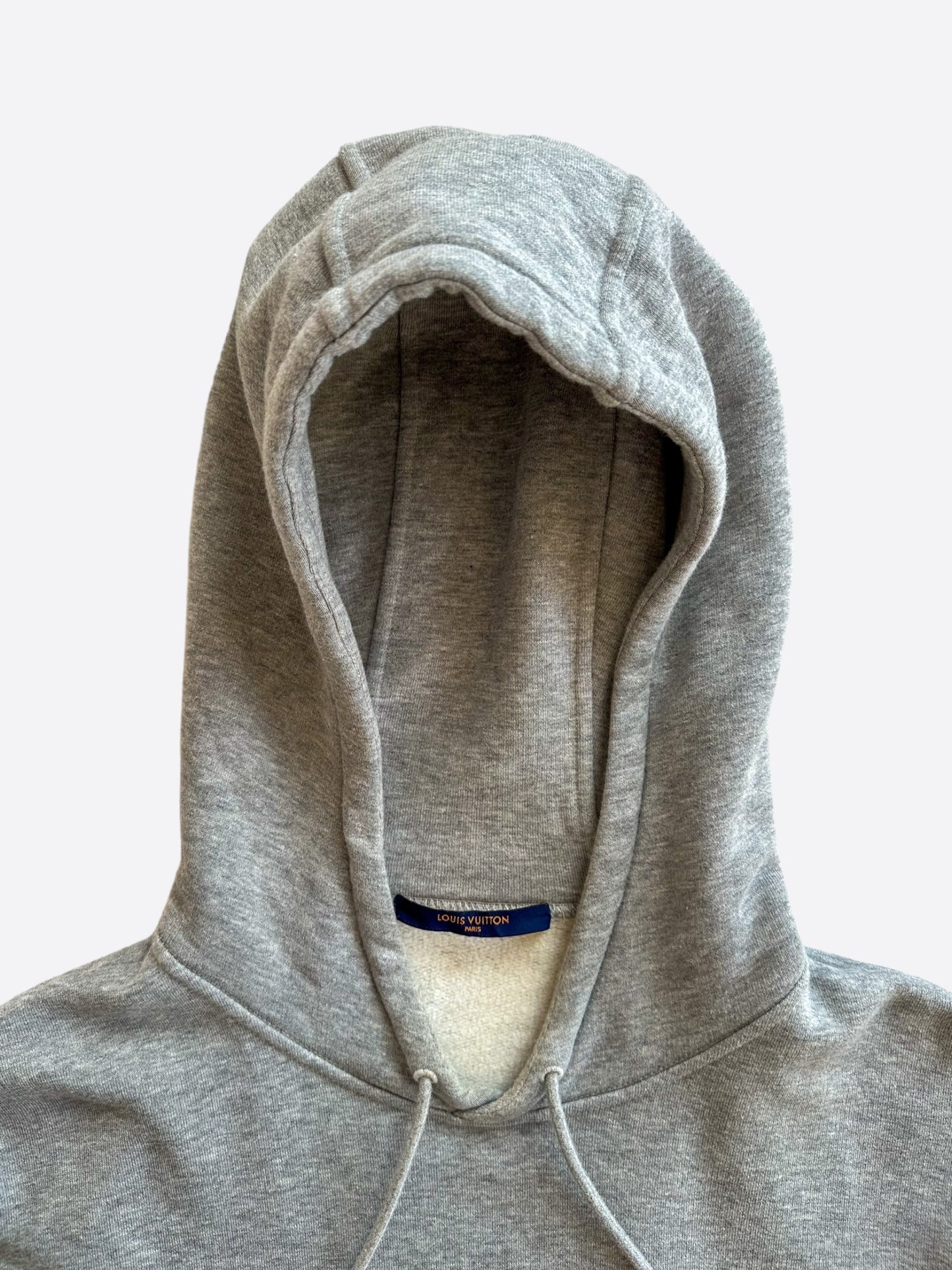Louis Vuitton Grey & Black Graffiti Spray Hoodie