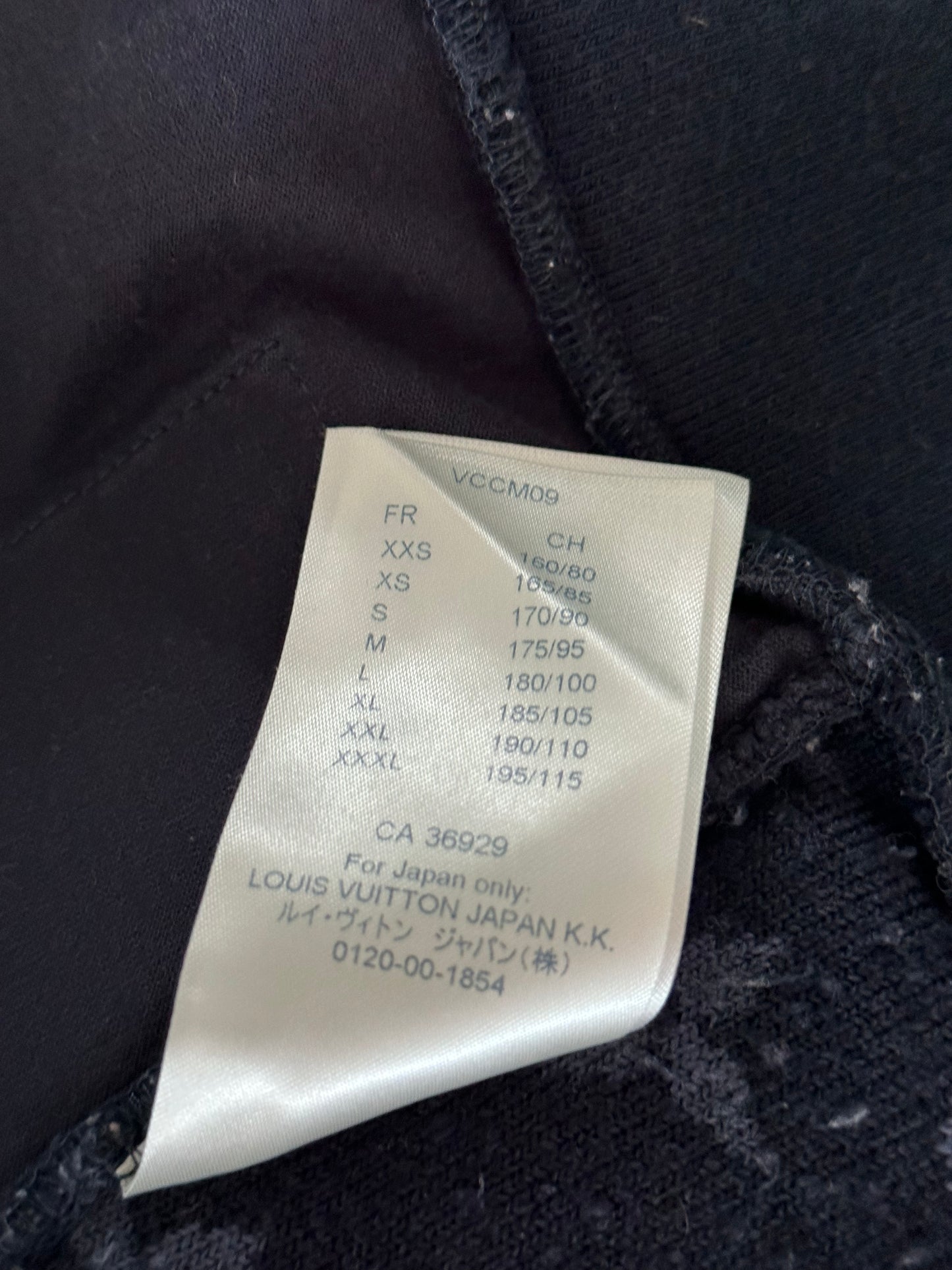 Louis Vuitton Navy Monogram Fleece Jacket