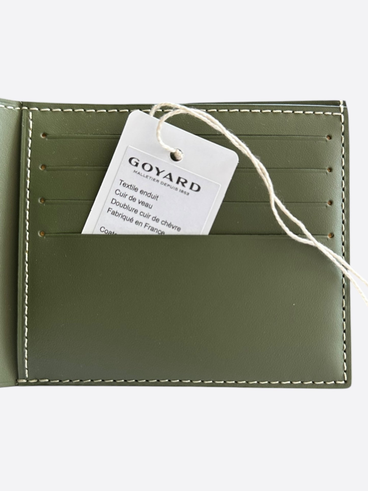Goyard Khaki Victoire Wallet