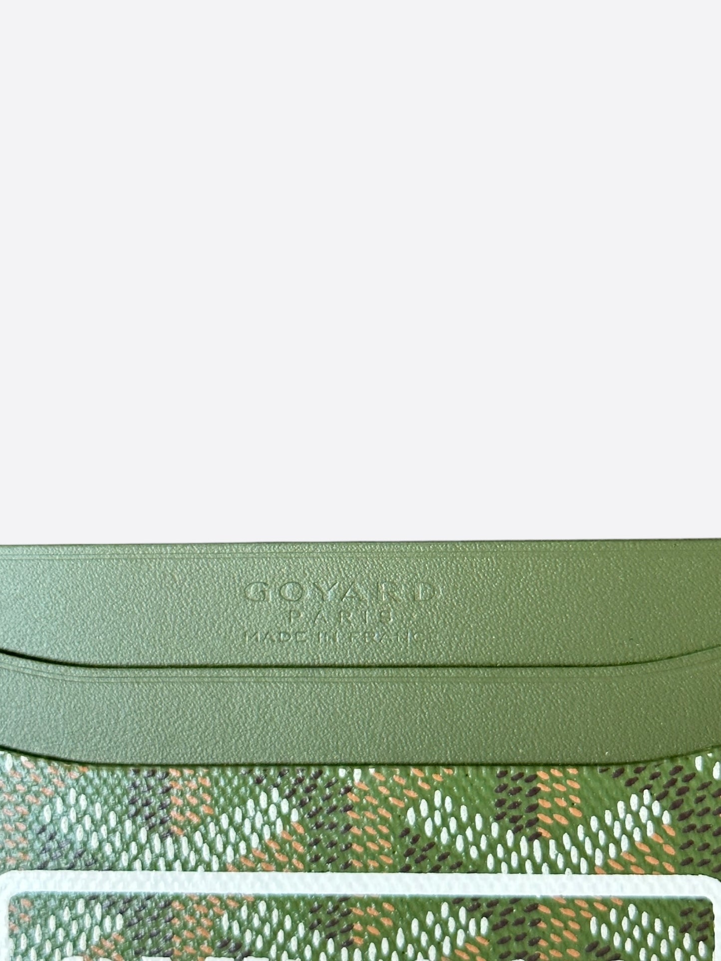 Goyard Khaki Saint Sulpice Card Holder