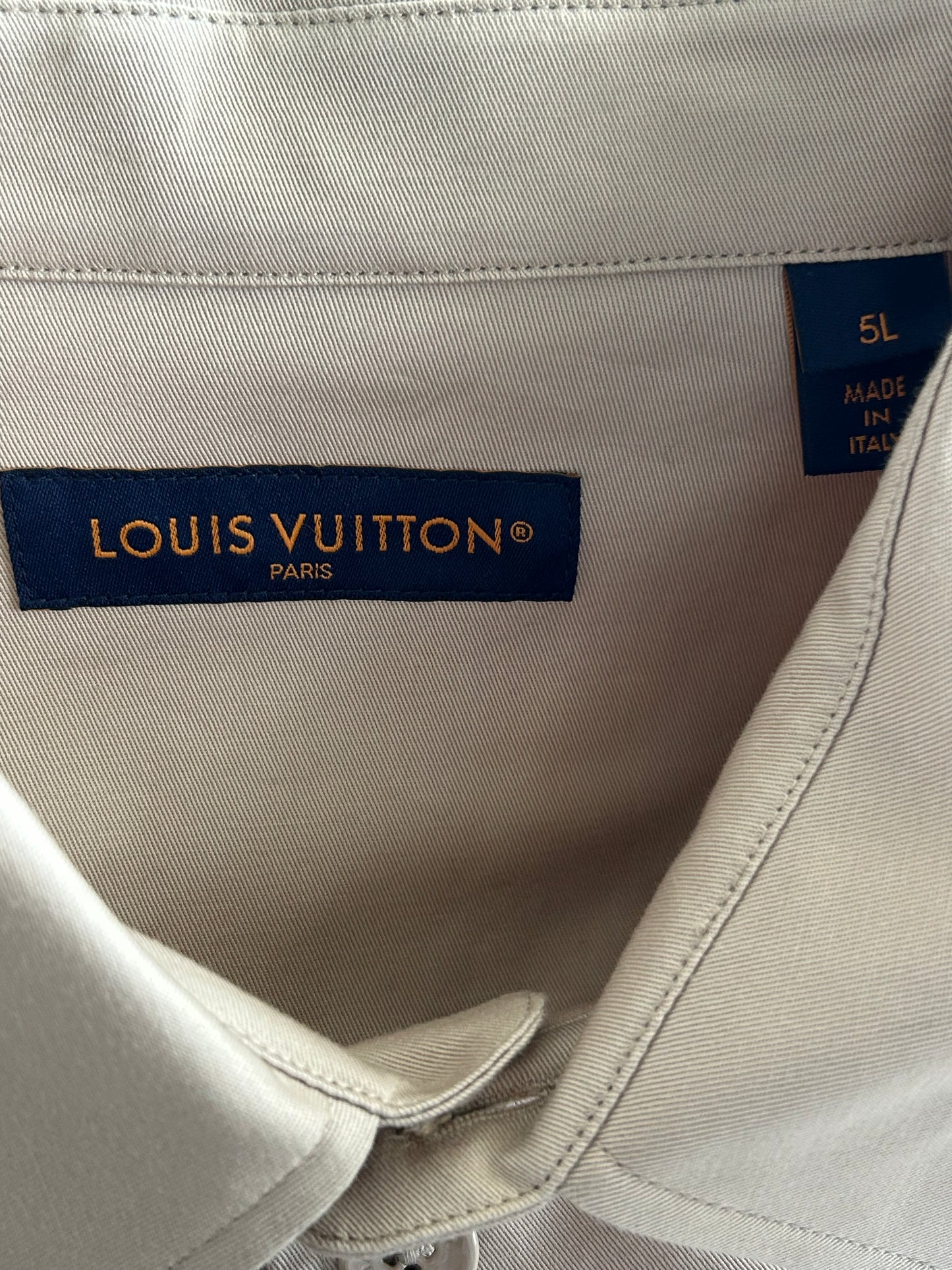 Louis Vuitton Beige Monogram Overshirt