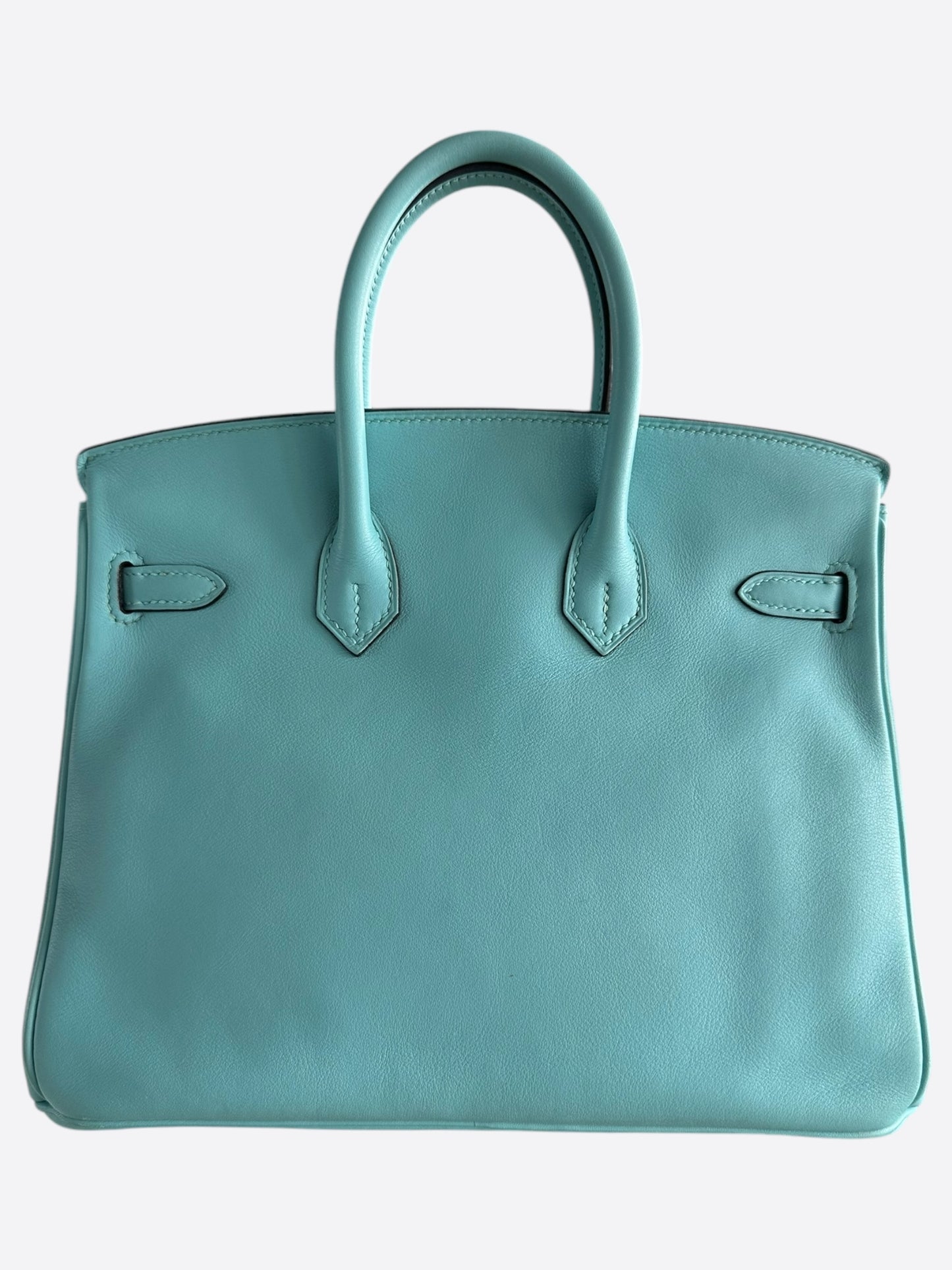 Hermes Blue Atoll Swift Gold Hardware Togo Birkin 25