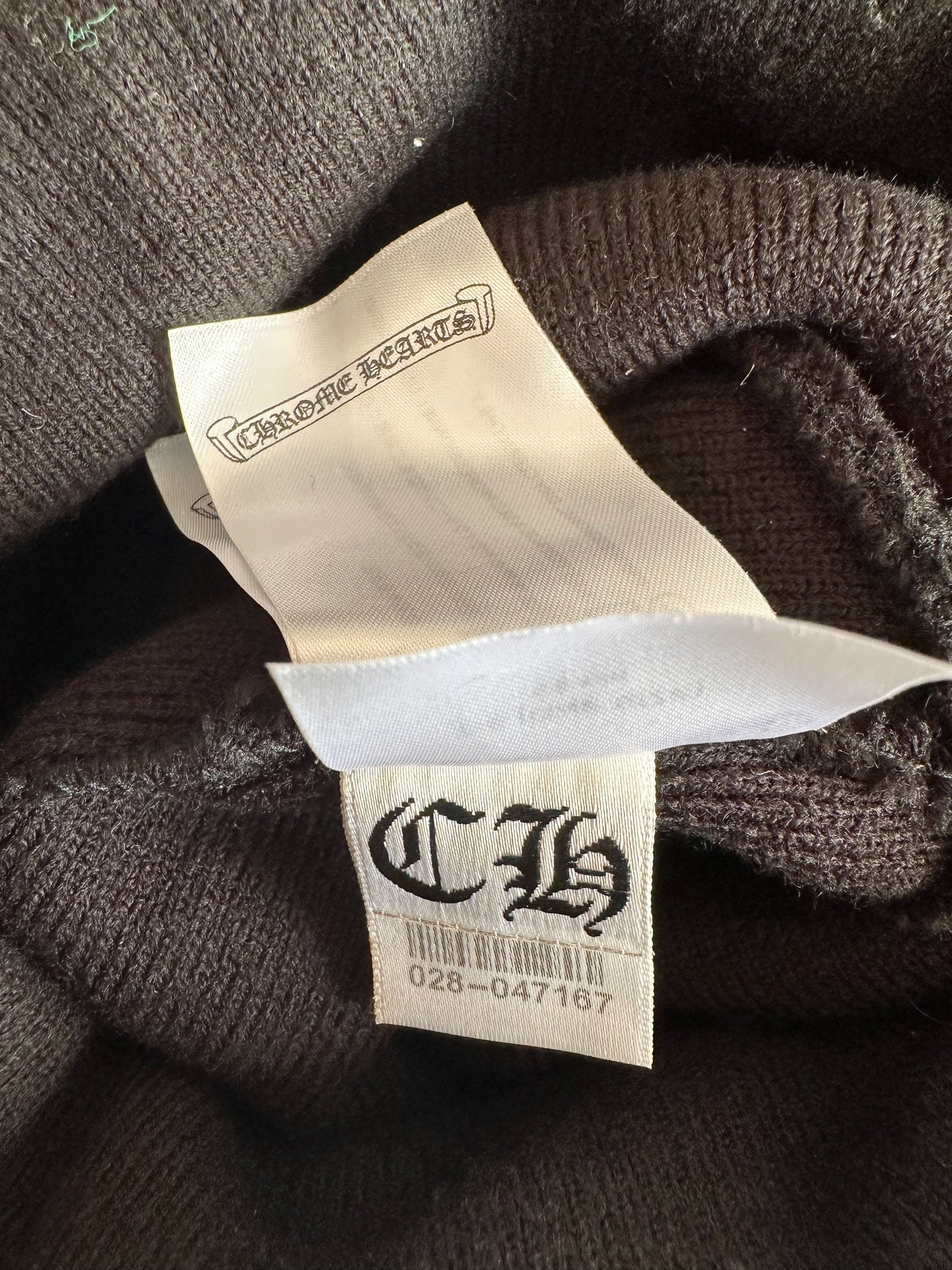 Chrome Hearts Matty Boy Black Chomper Beanie