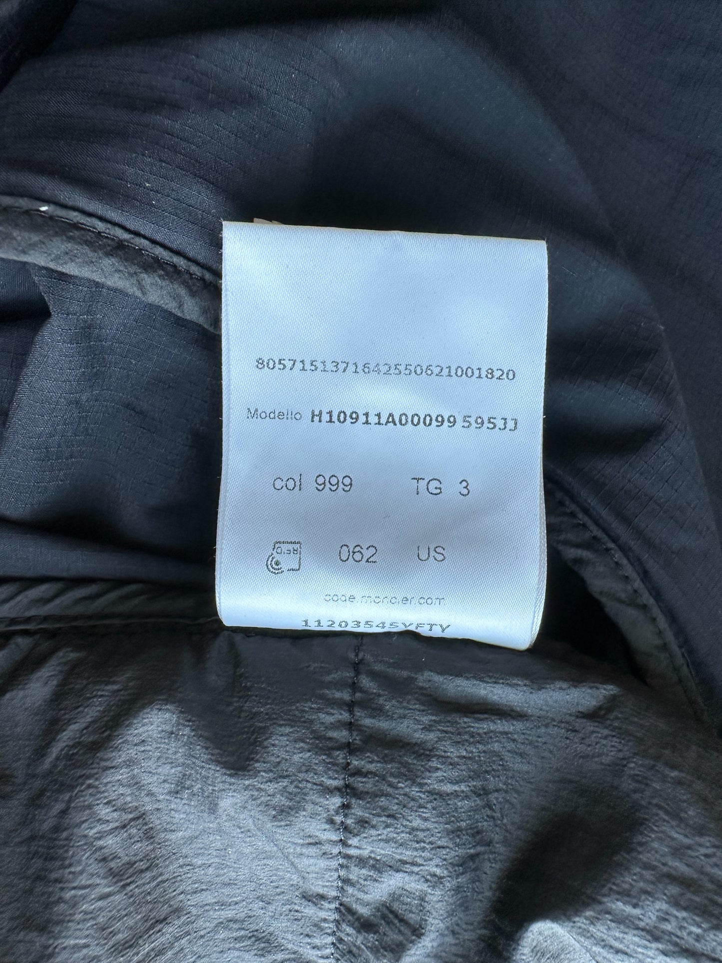 Moncler Black Ichiro Lightweight Zip Up Jacket