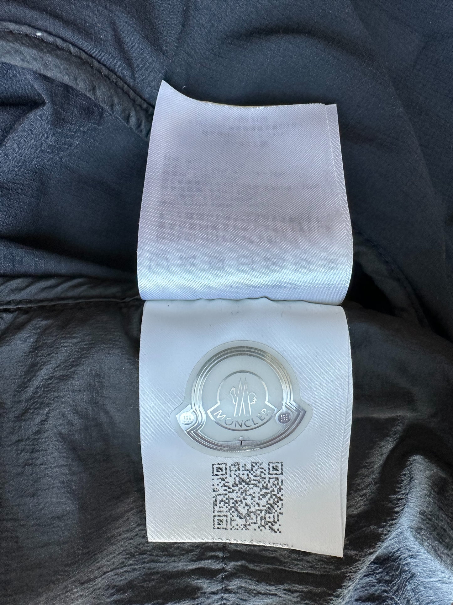 Moncler Black Ichiro Lightweight Zip Up Jacket