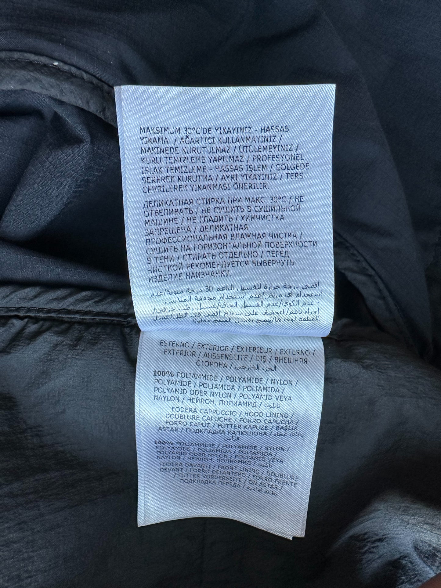 Moncler Black Ichiro Lightweight Zip Up Jacket