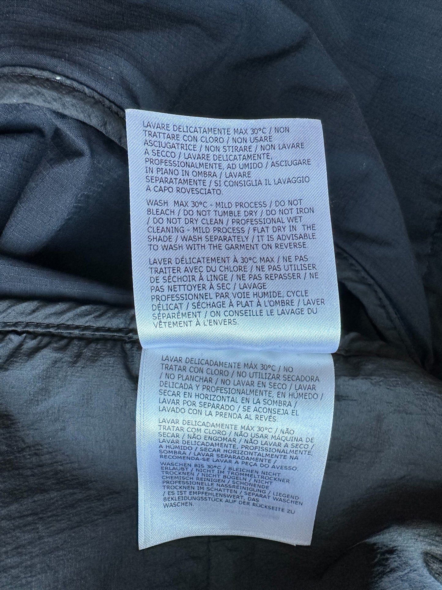 Moncler Black Ichiro Lightweight Zip Up Jacket