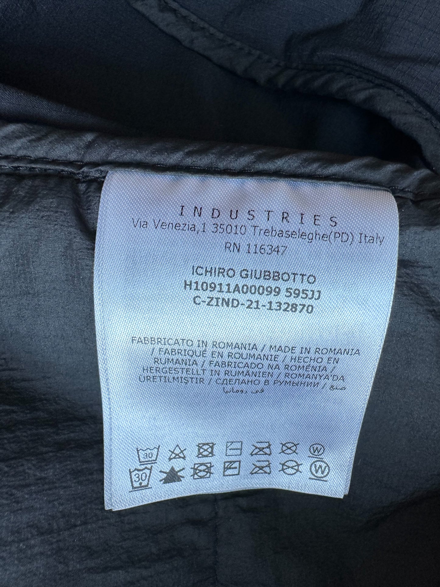 Moncler Black Ichiro Lightweight Zip Up Jacket