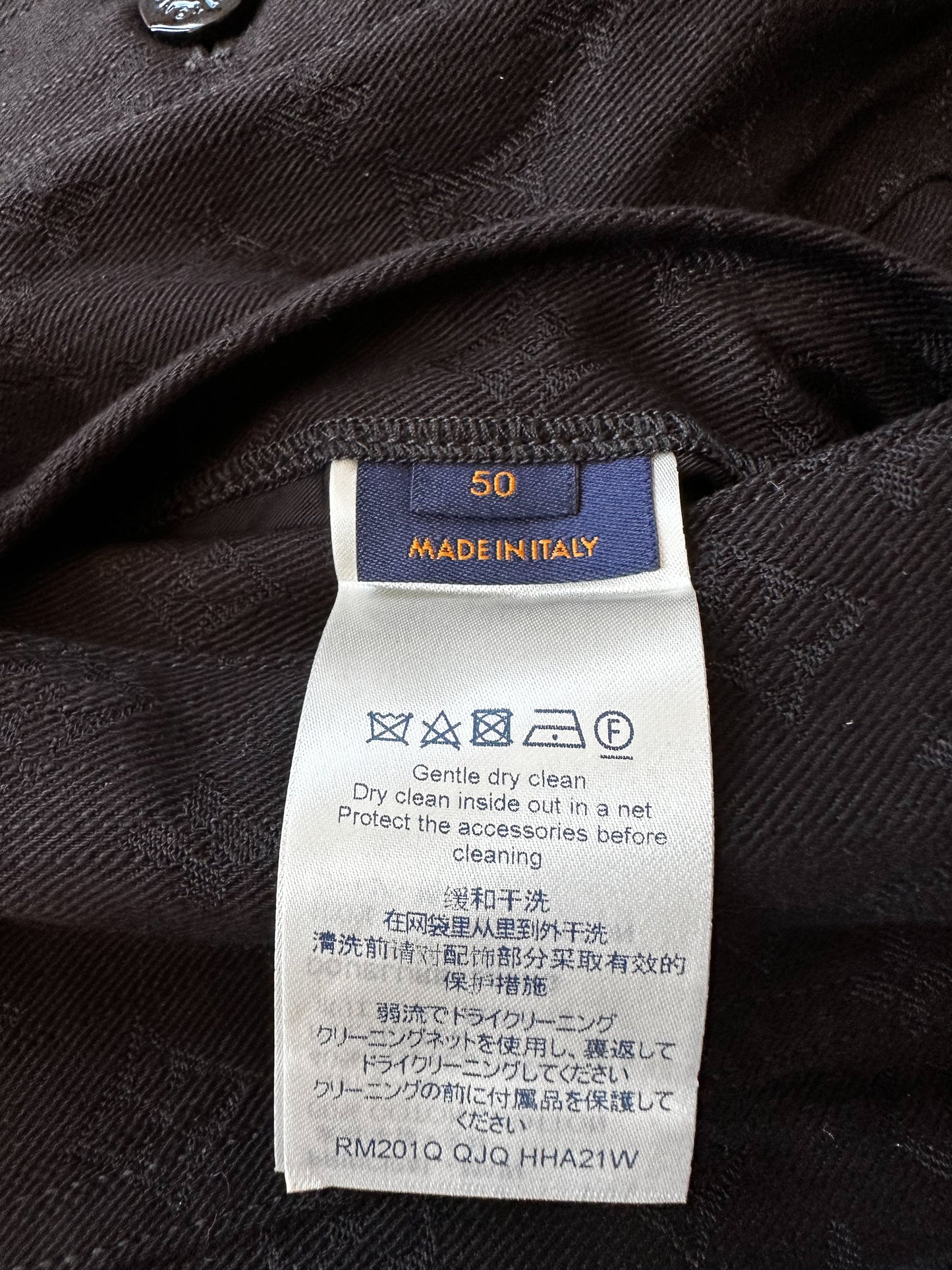 Louis Vuitton Black Monogram Denim Jacket