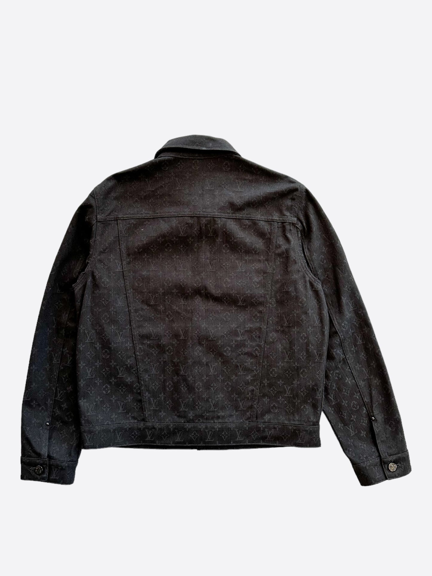 Louis Vuitton Black Monogram Denim Jacket