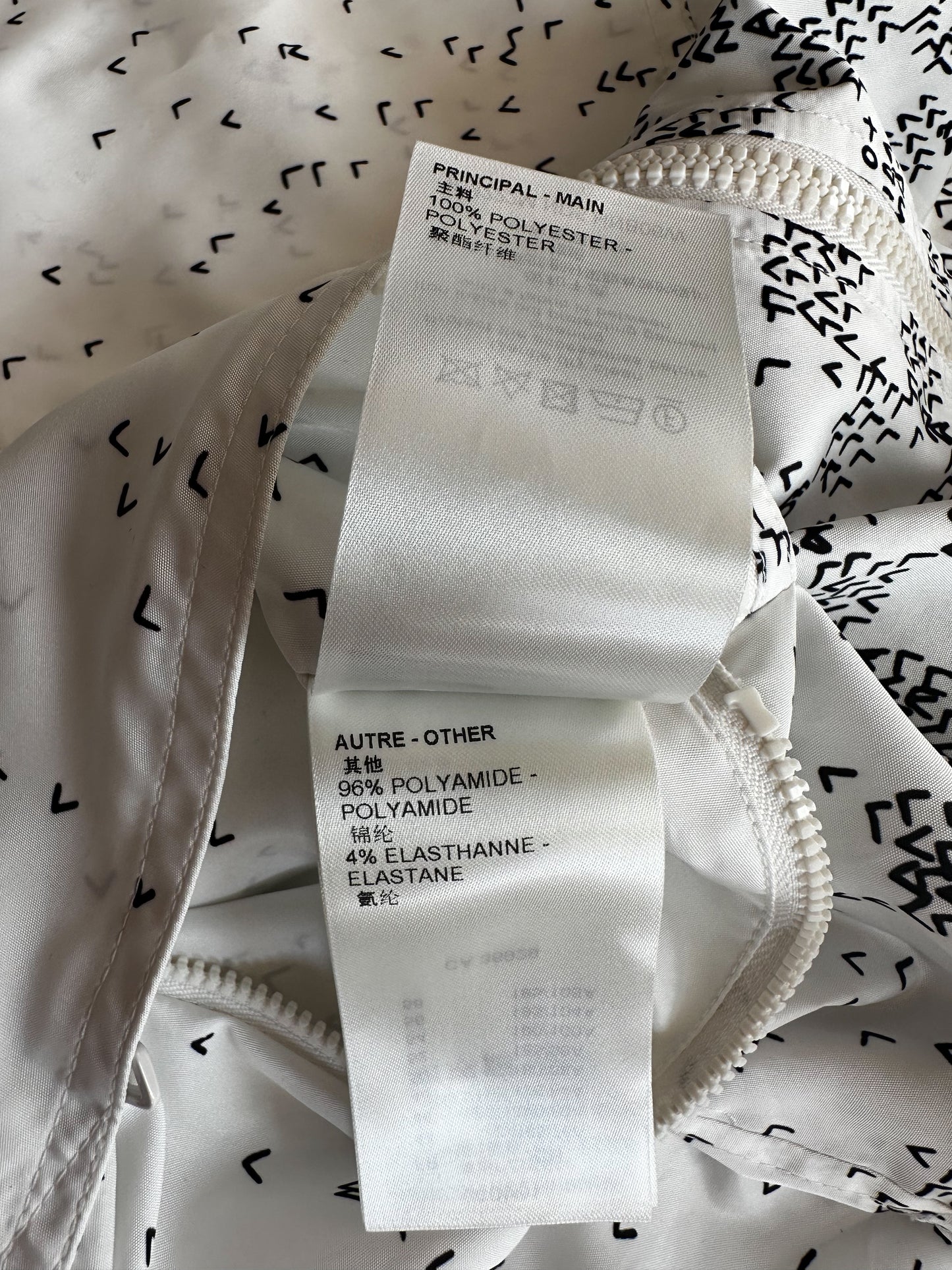 Louis Vuitton White LV Spread Damier Windbreaker