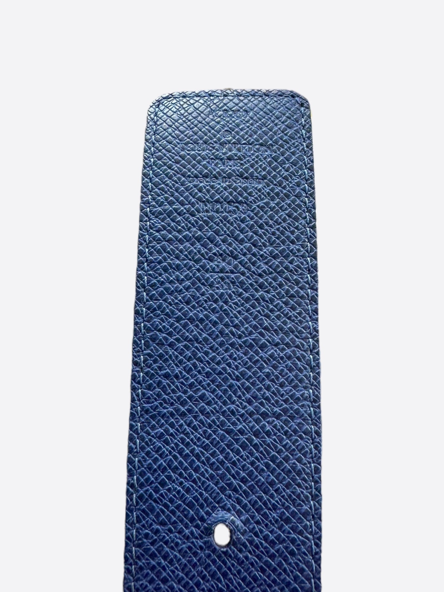 Louis Vuitton Blue Taigarama Monogram Belt