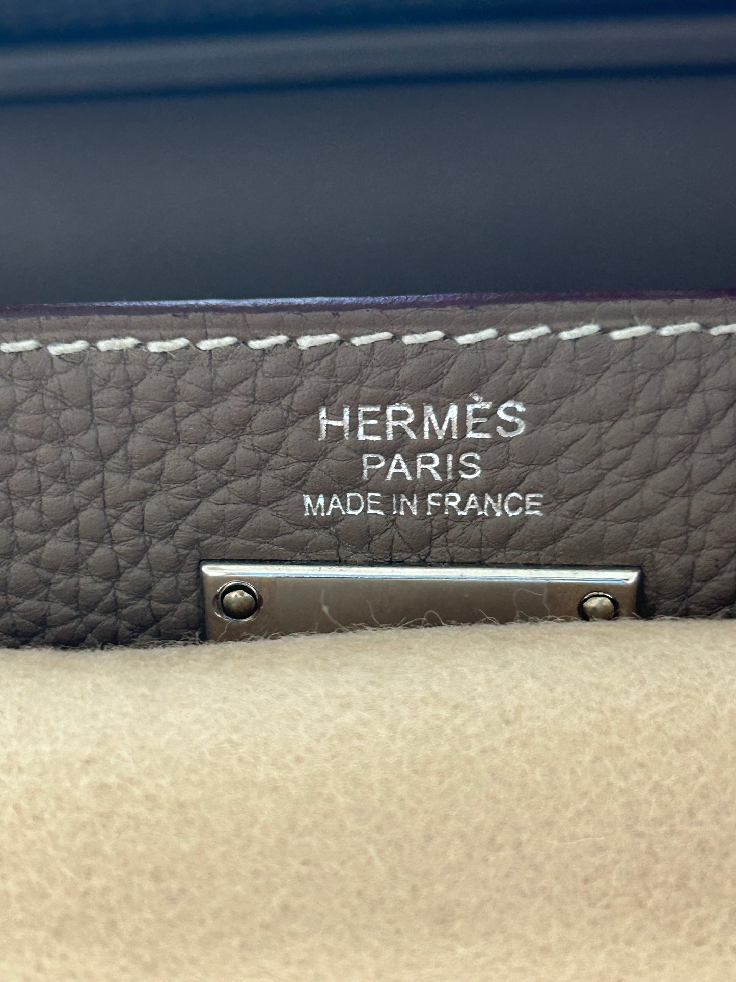 Hermes Etoupe HAC A Dos Crossbody Backpack