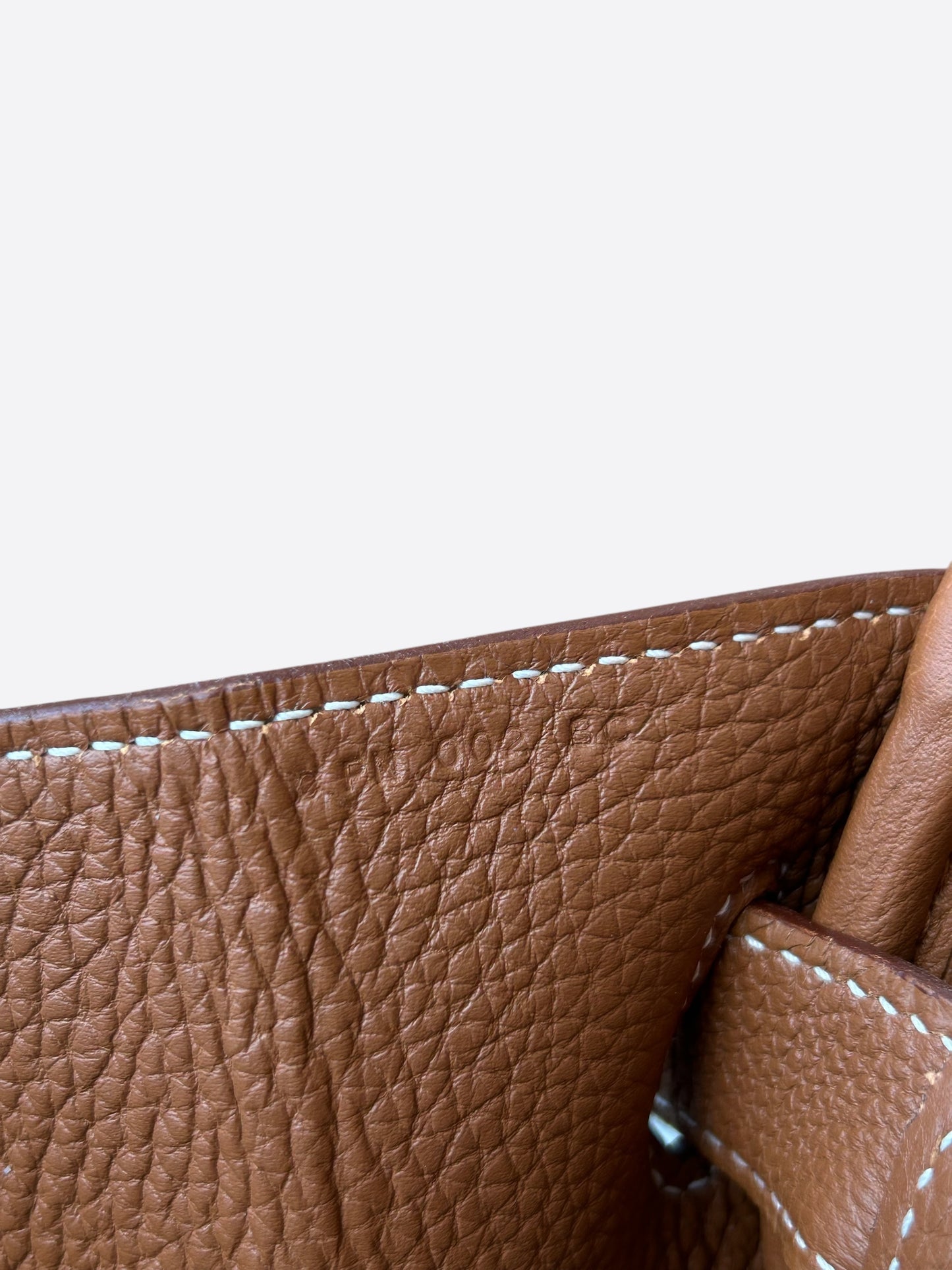 Hermes Brown & Grey Togo & Wool Hac Birkin 40