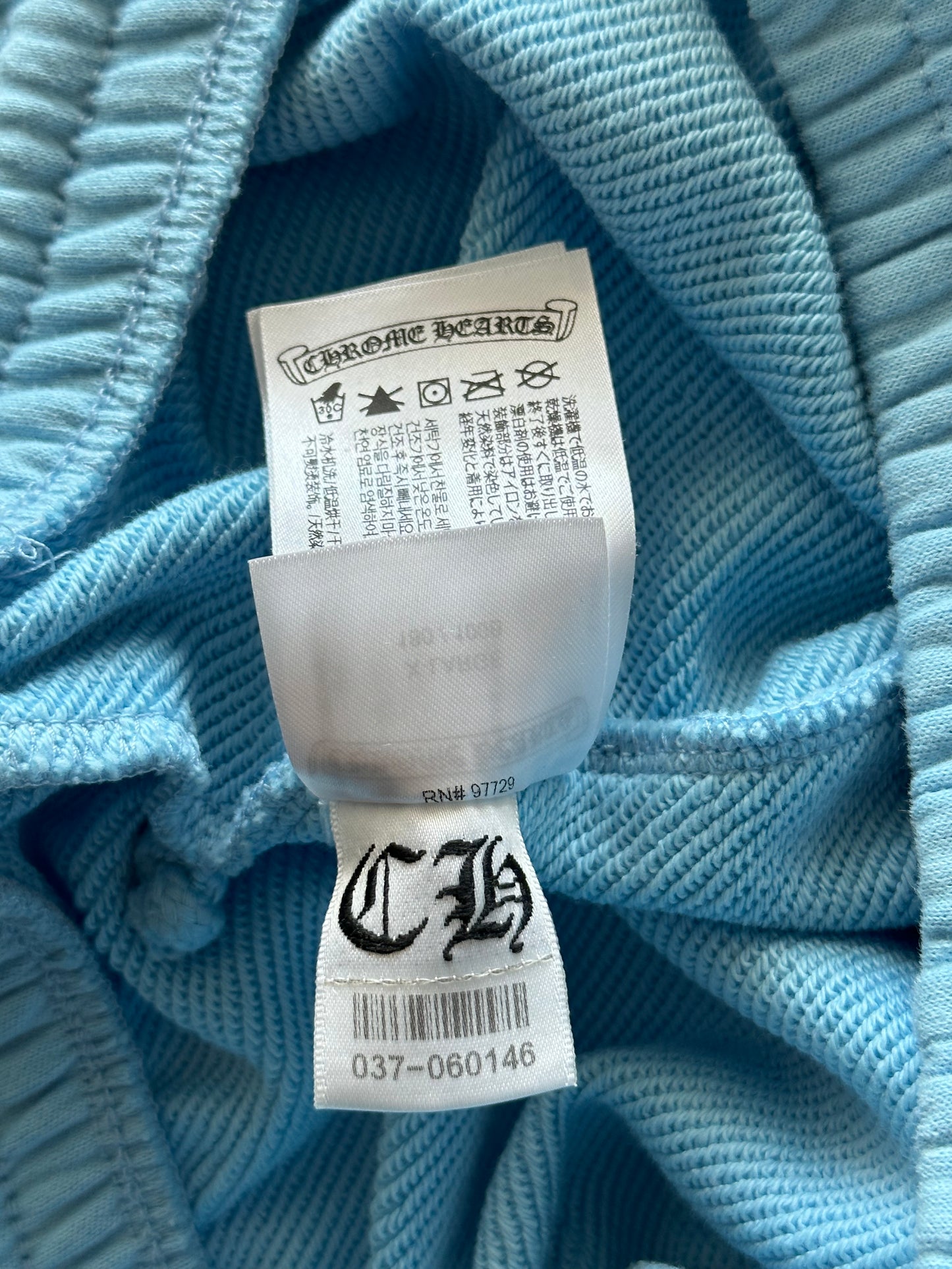 Chrome Hearts Blue Miami Art Basel Exclusive Sweatpants