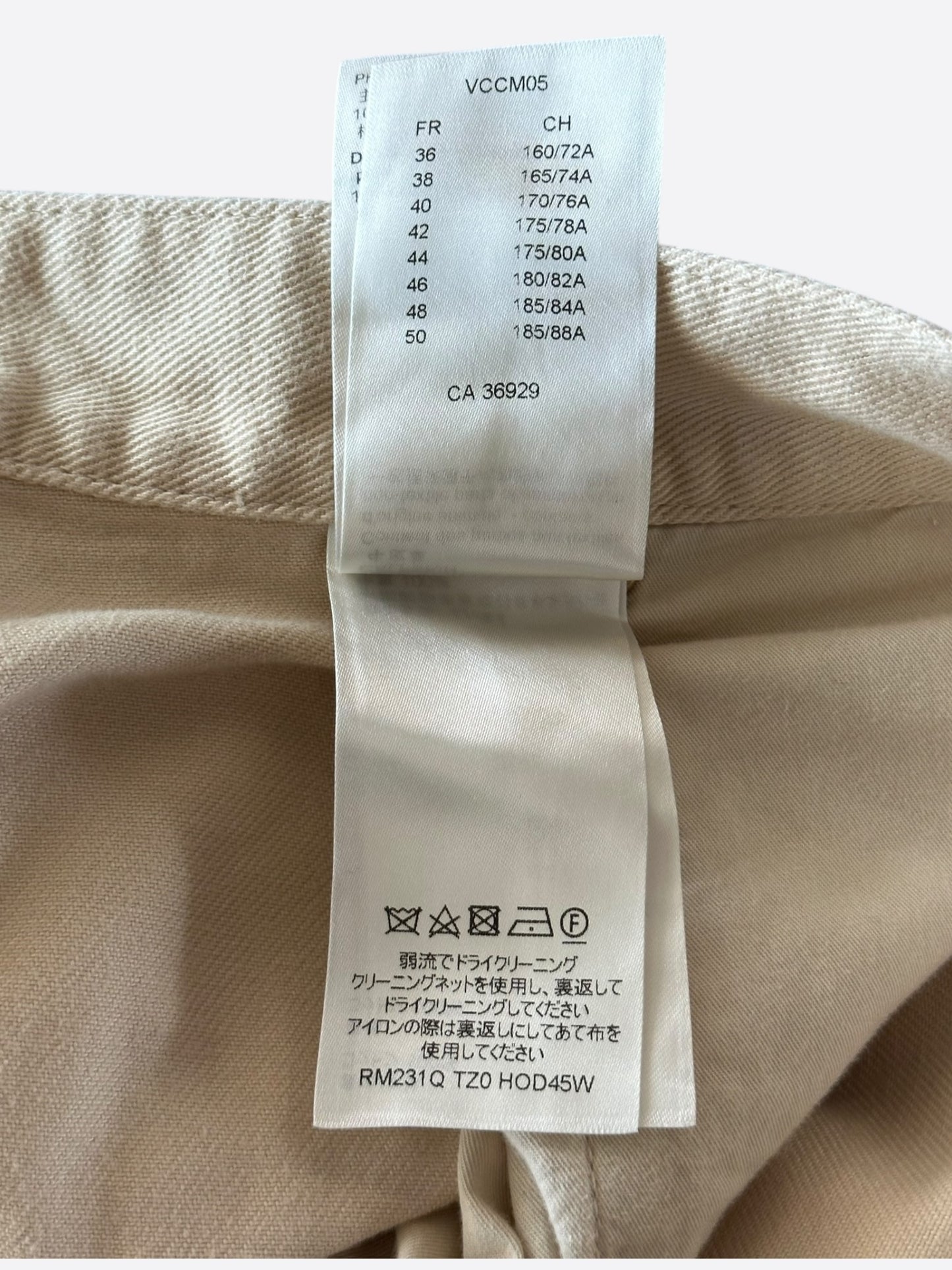 Louis Vuitton Beige Monogram Carpenter Pants