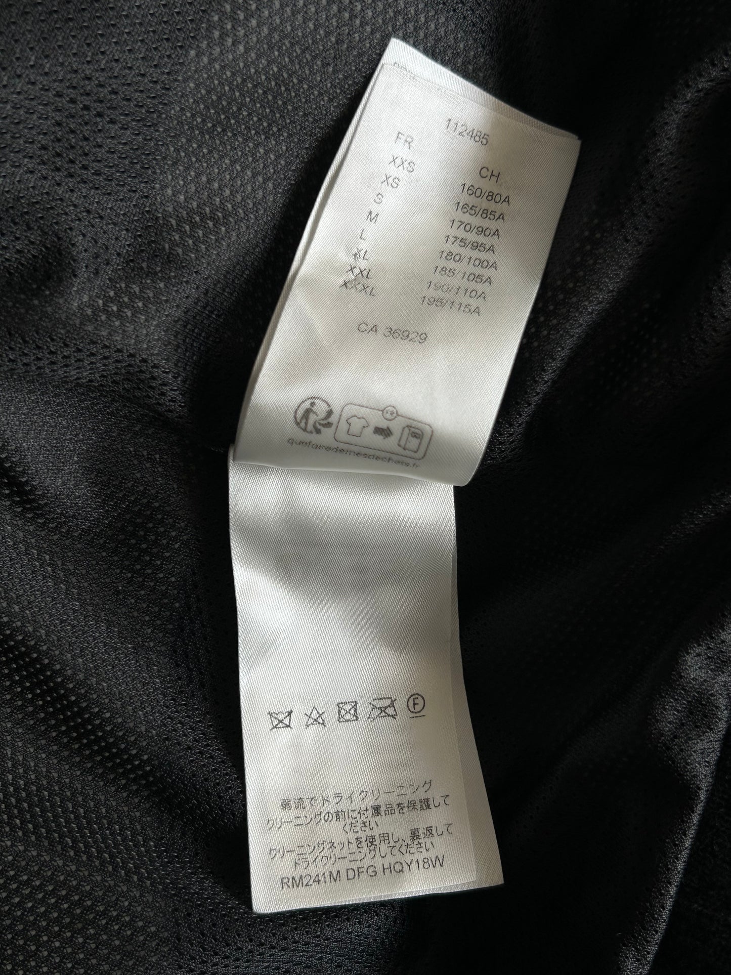 Louis Vuitton Black & White Logo Fleece Jacket