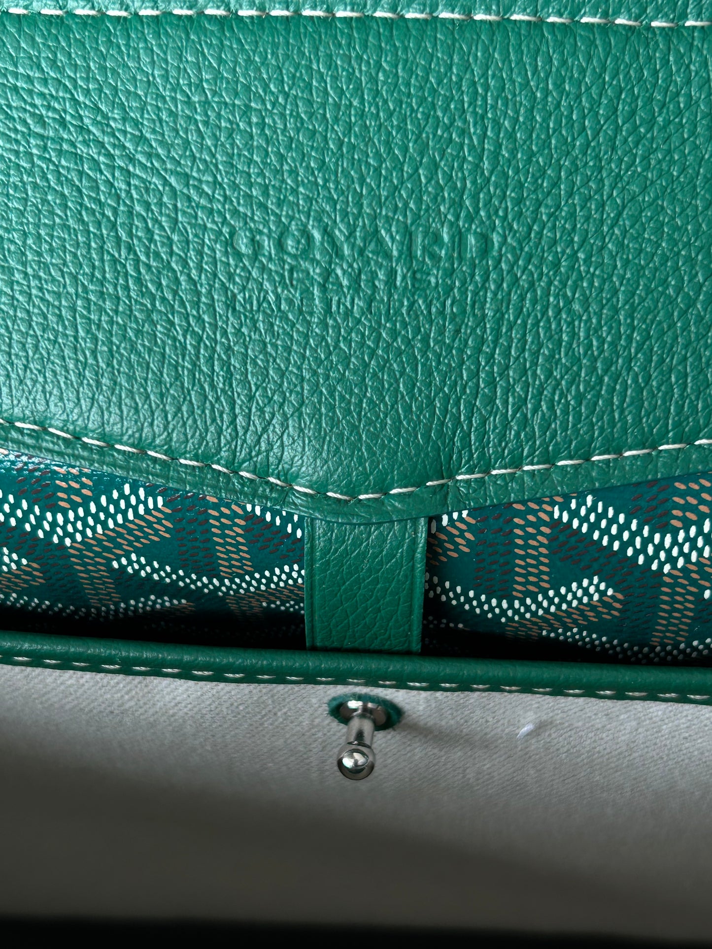 Goyard Green Cisalpin Backpack