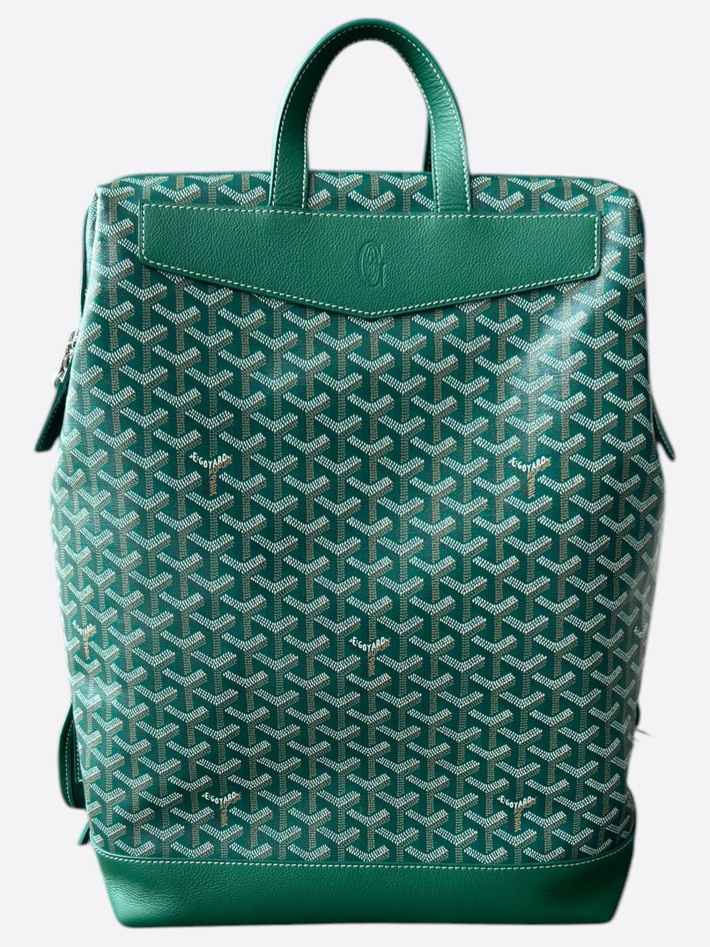 Goyard Green Cisalpin Backpack