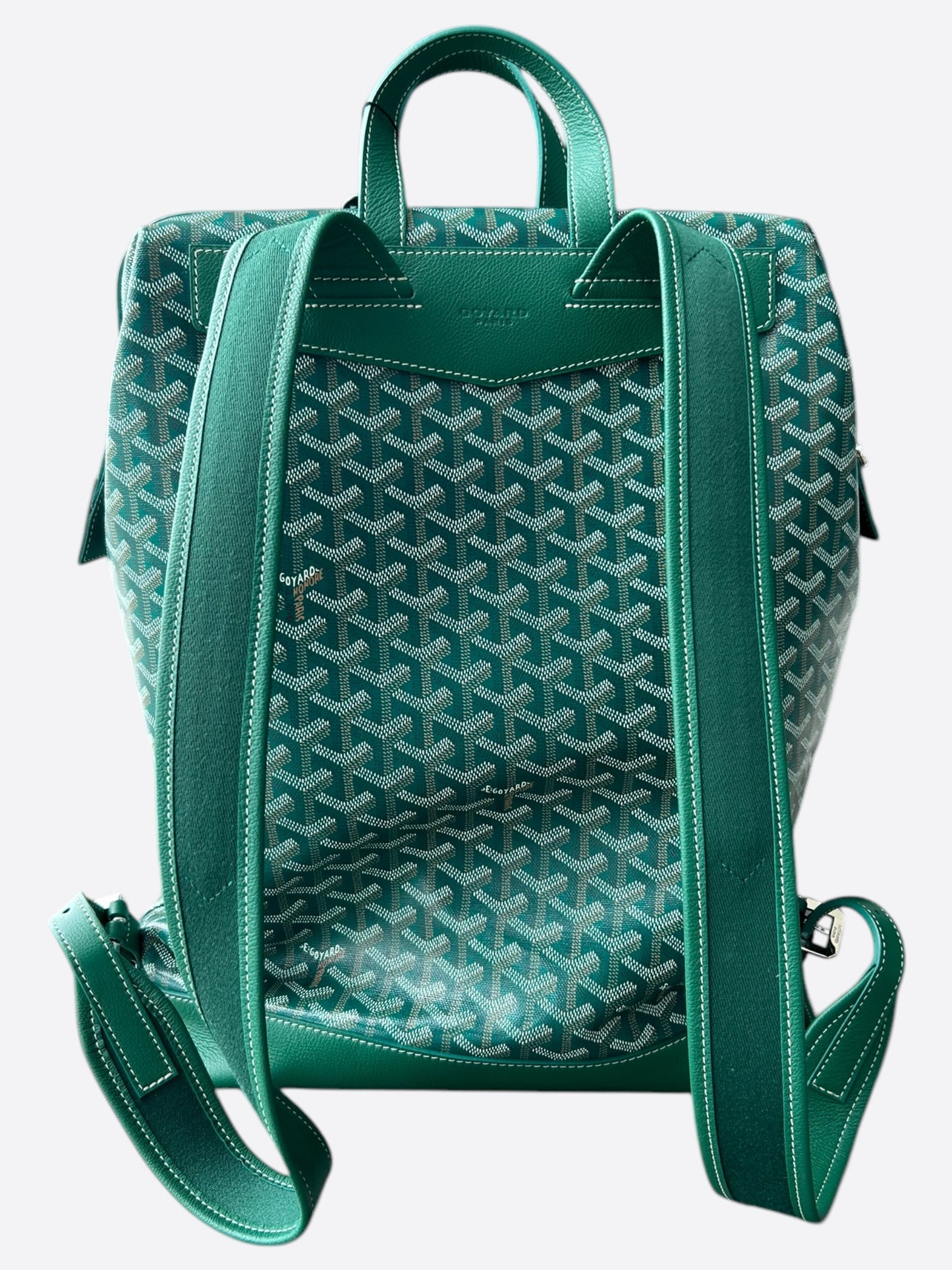 Goyard Green Cisalpin Backpack