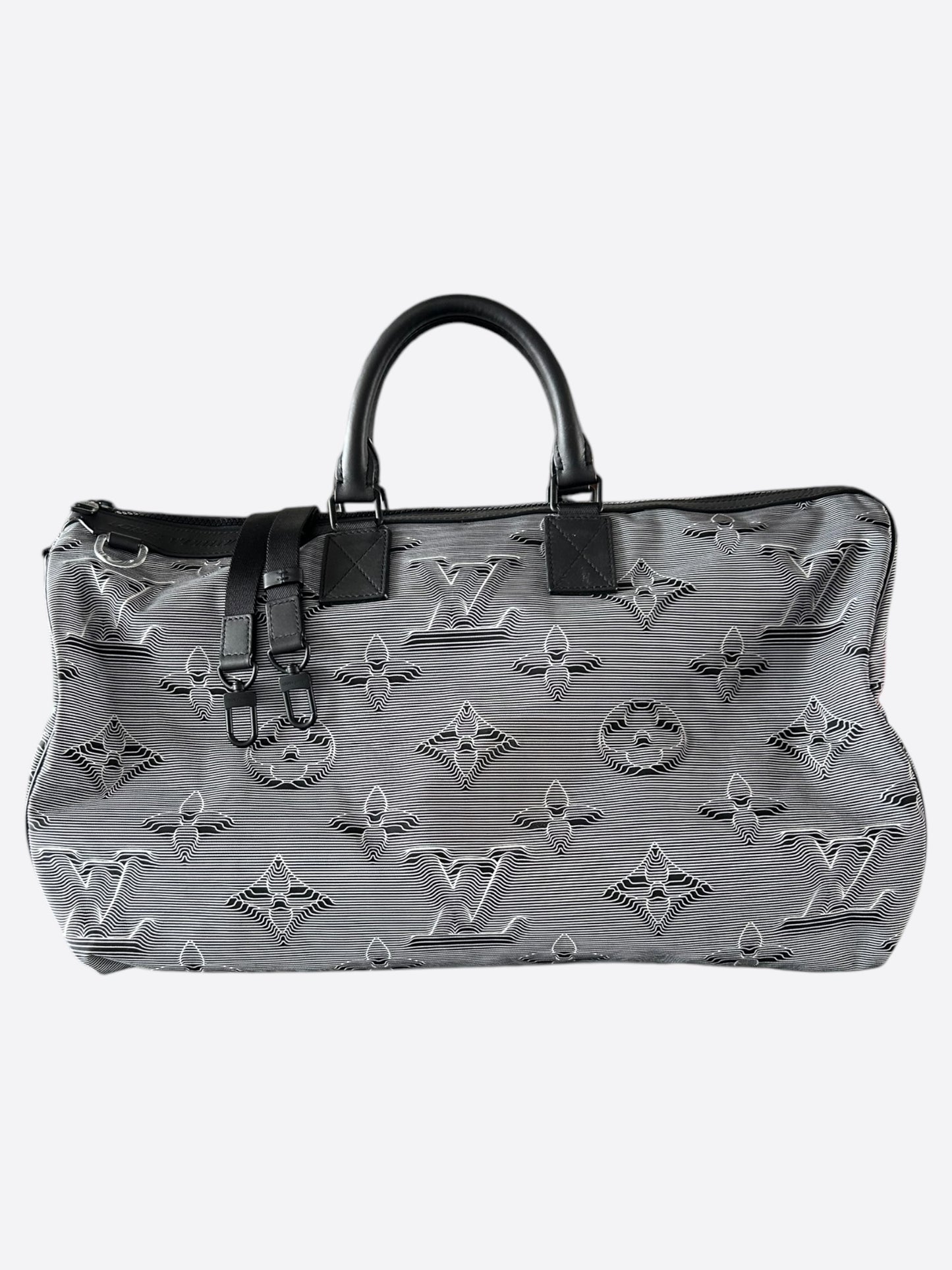 Louis Vuitton Grey & Multicolor 2054 Monogram Reversible Keepall 50