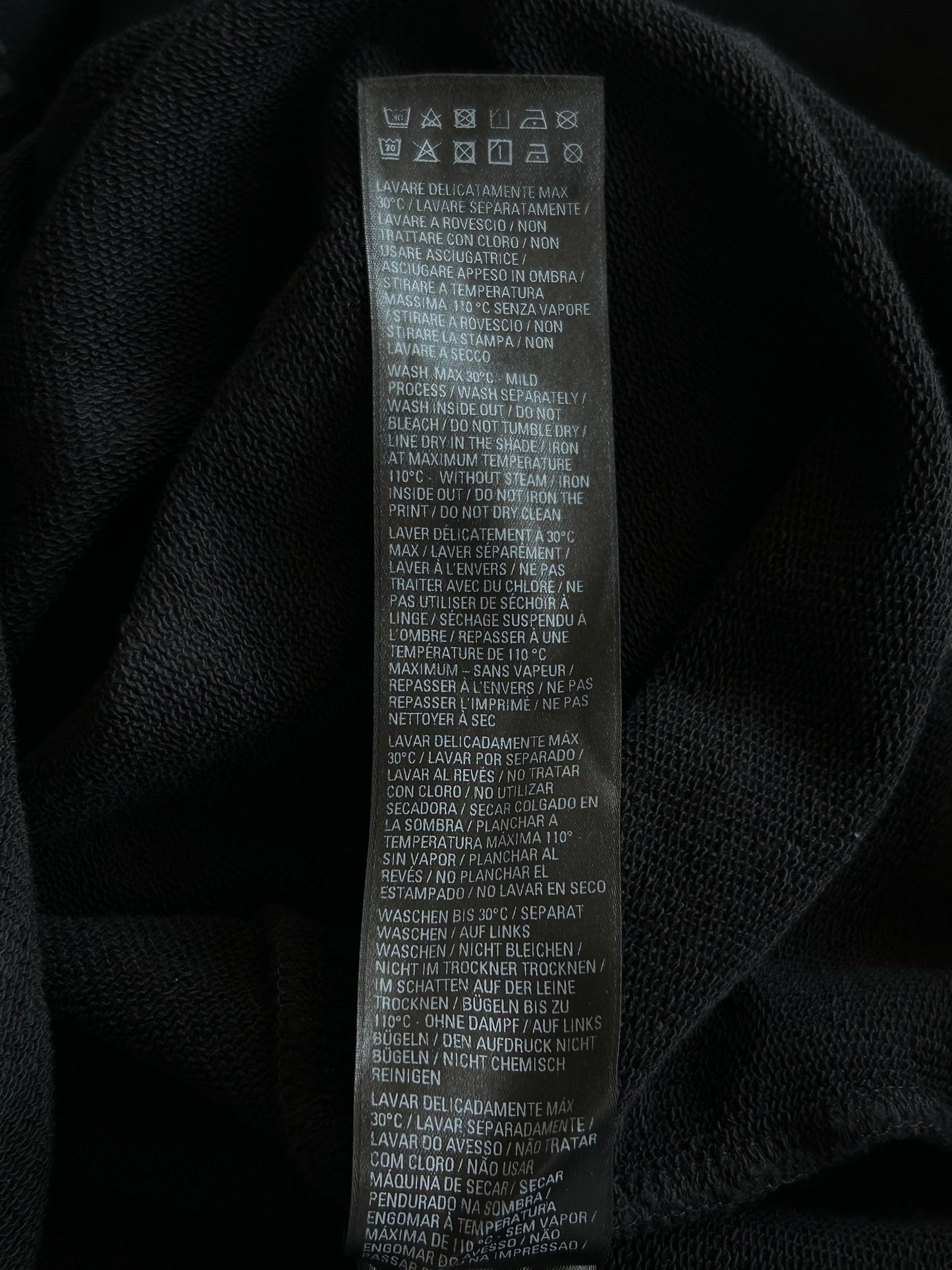 Balenciaga Black & White Logo Hoodie