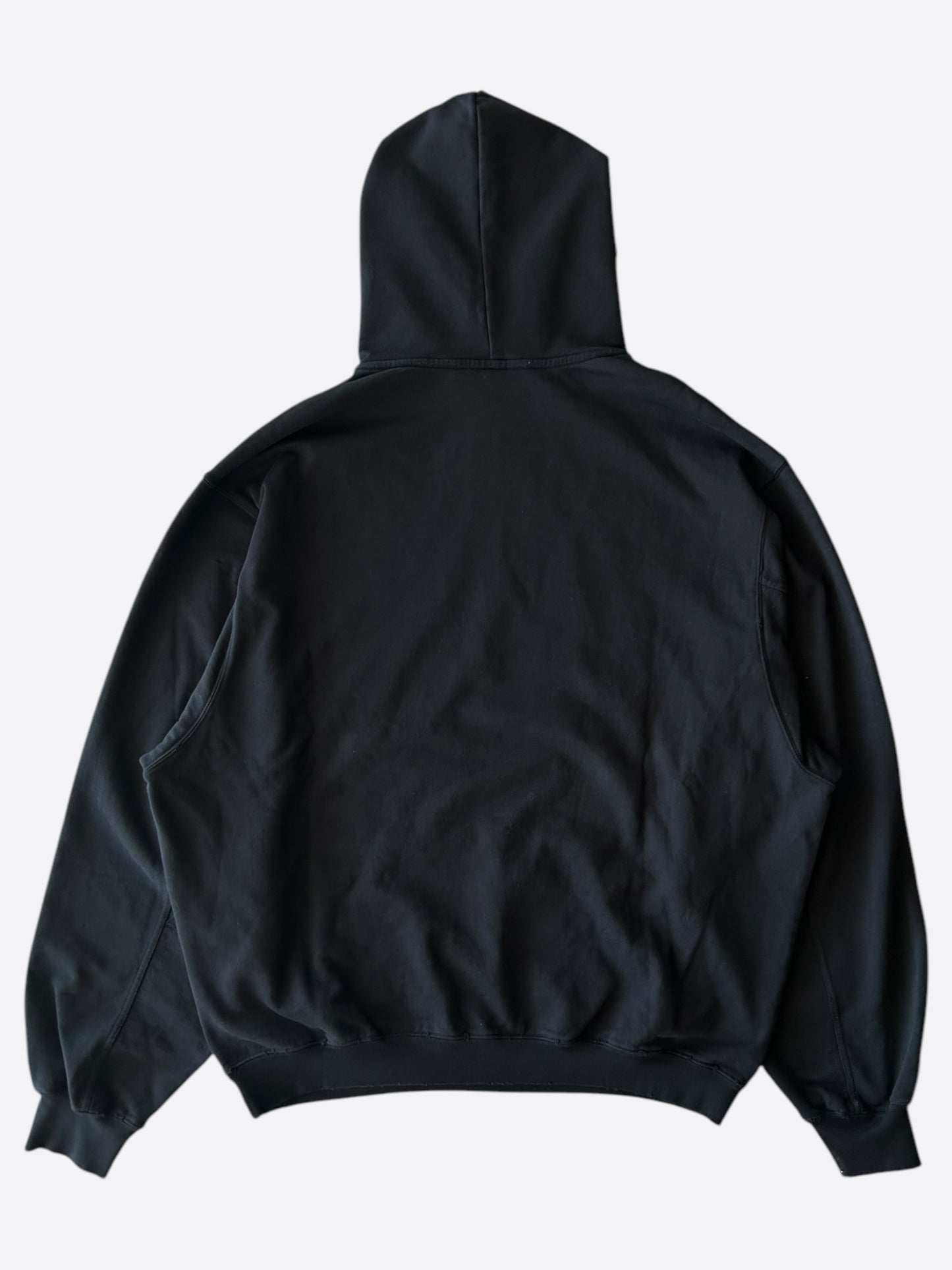 Balenciaga Black & White Logo Hoodie