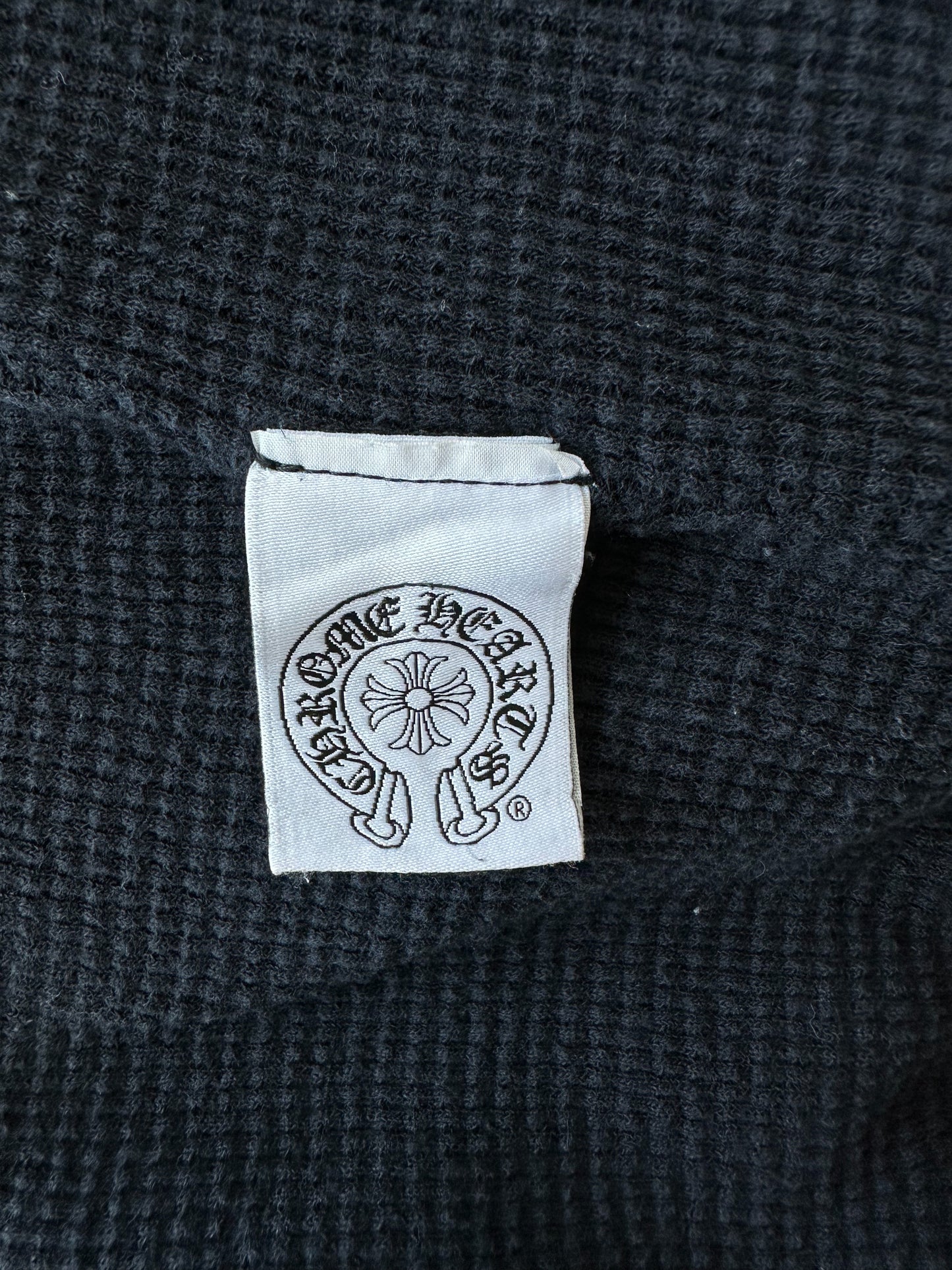 Chrome Hearts Black & Blue Horseshoe Logo Hoodie