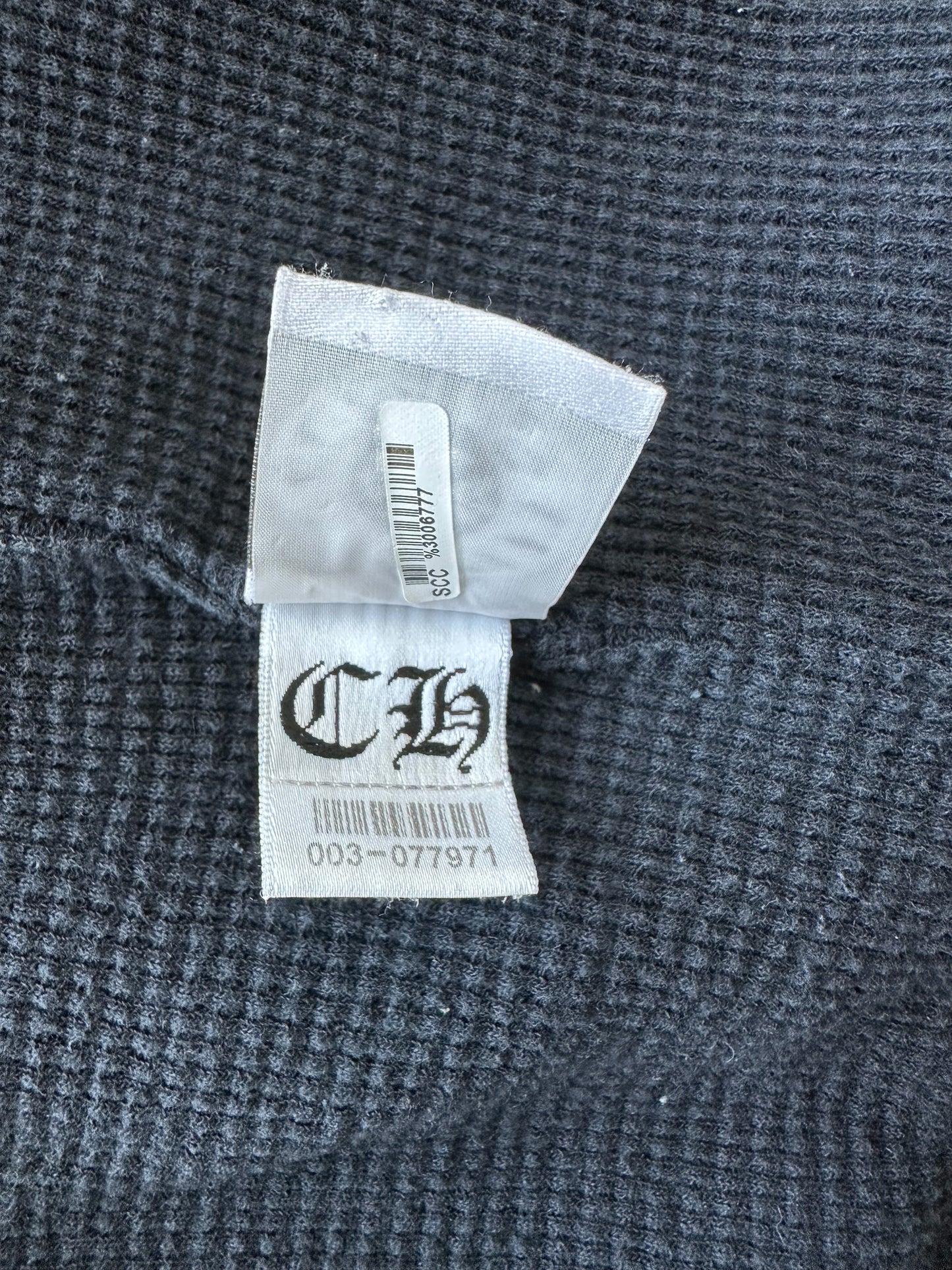 Chrome Hearts Black & Blue Horseshoe Logo Hoodie