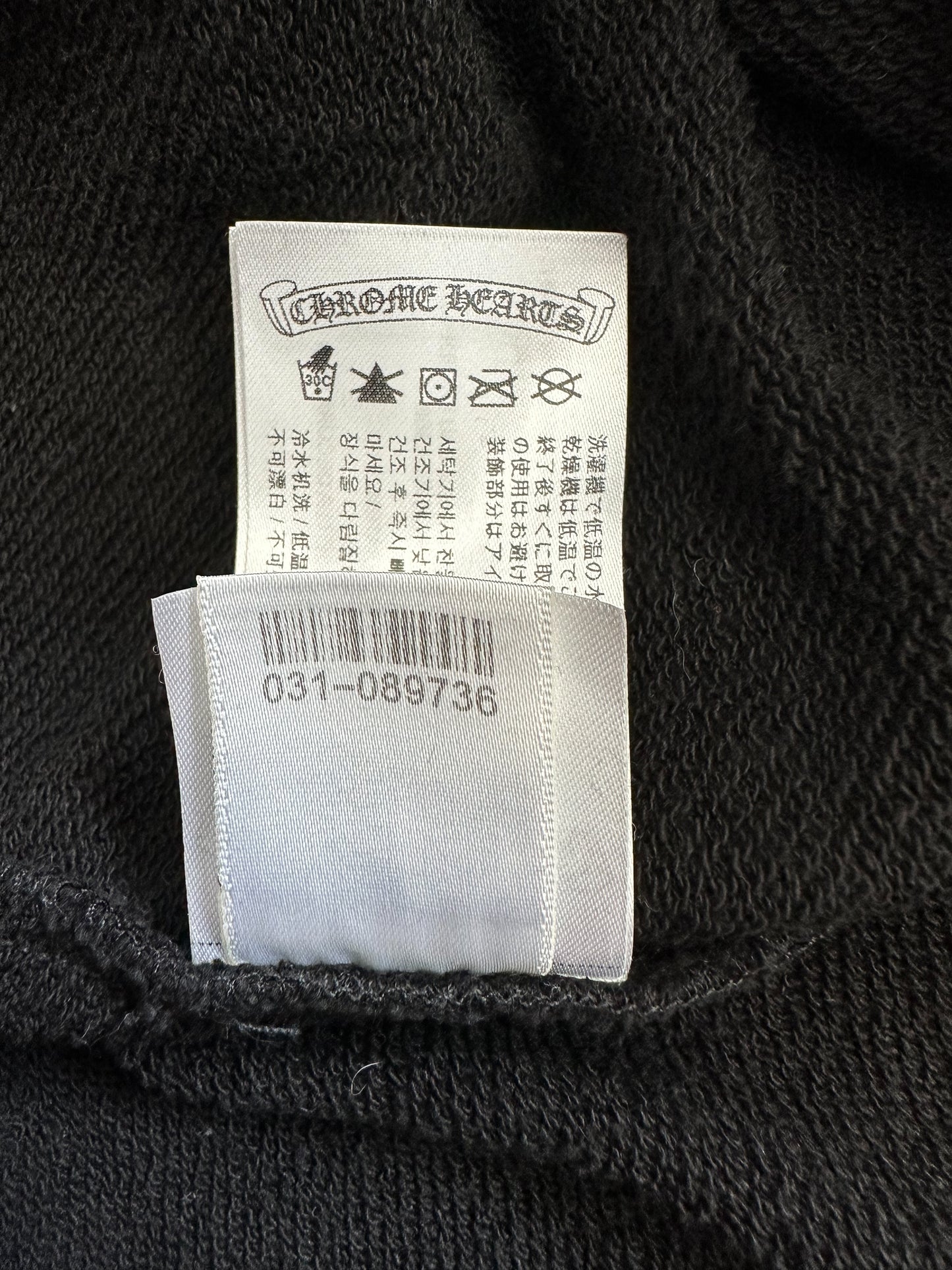 Chrome Hearts Matty Boy Black Stay Fast Sweater