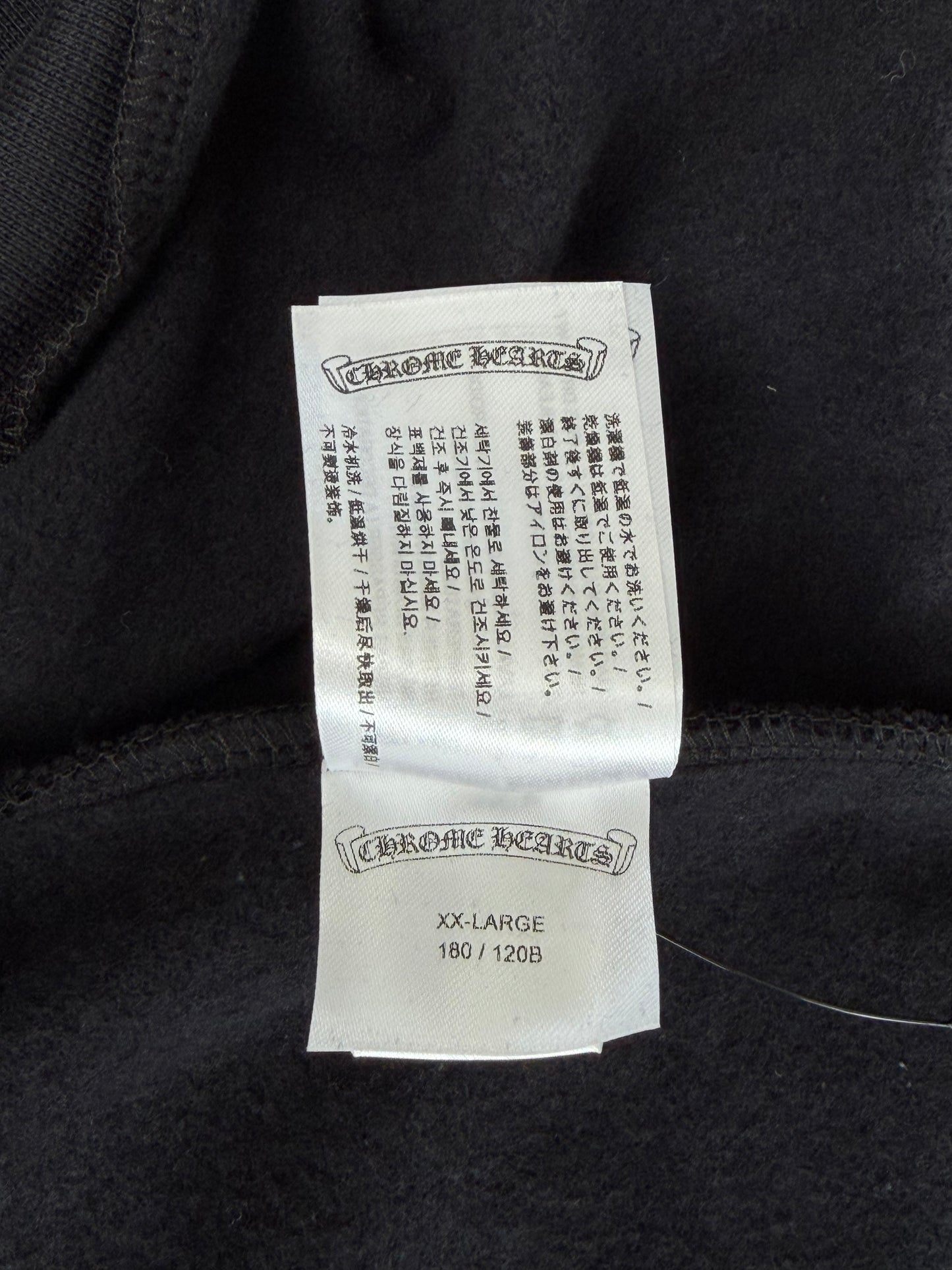 Chrome Hearts Black, White & Pink Deadly Doll Zip Up Hoodie