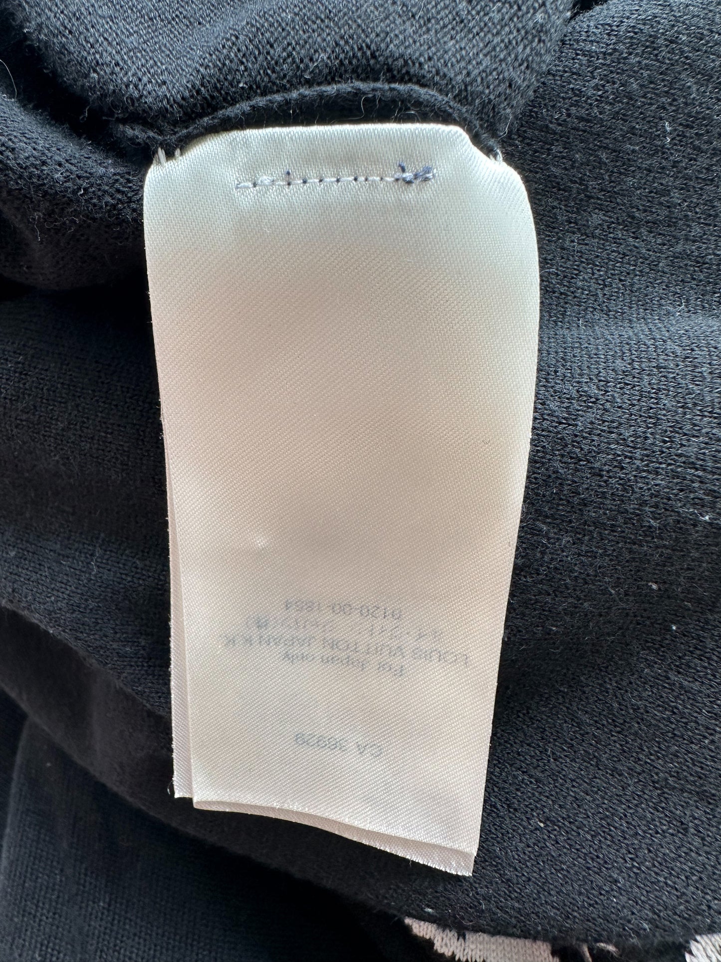 Louis Vuitton Black Maison Intarsia T-Shirt