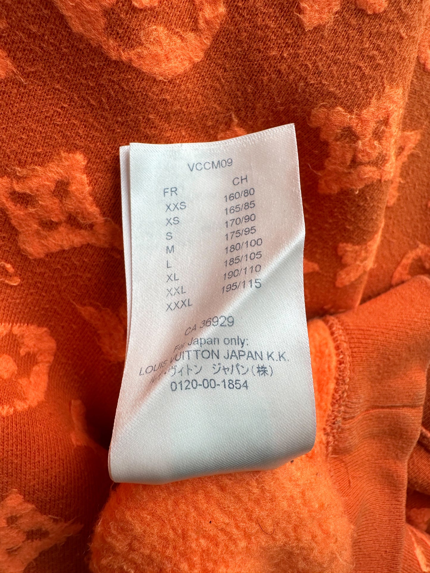 Louis Vuitton Orange Monogram Jacquard Sweater