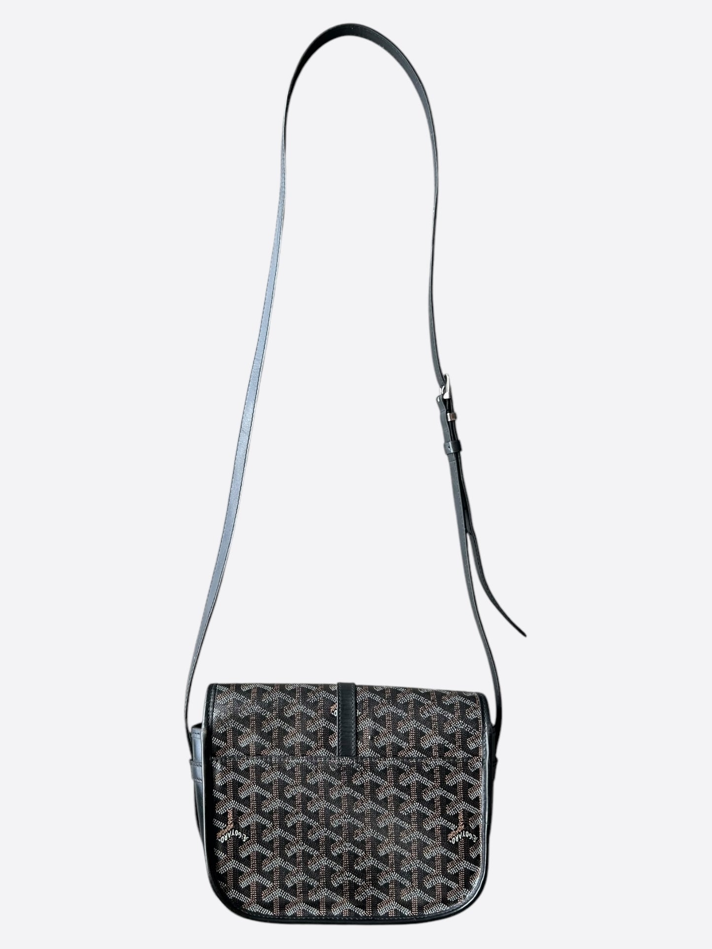 Goyard Black Belvedere Messenger Bag