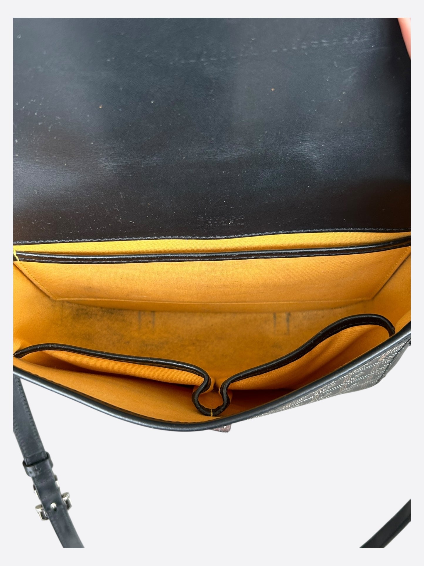Goyard Black Belvedere Messenger Bag