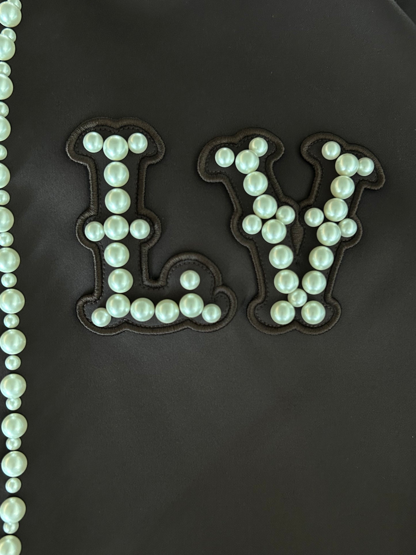 Louis Vuitton Brown Pearl Logo Track Jacket