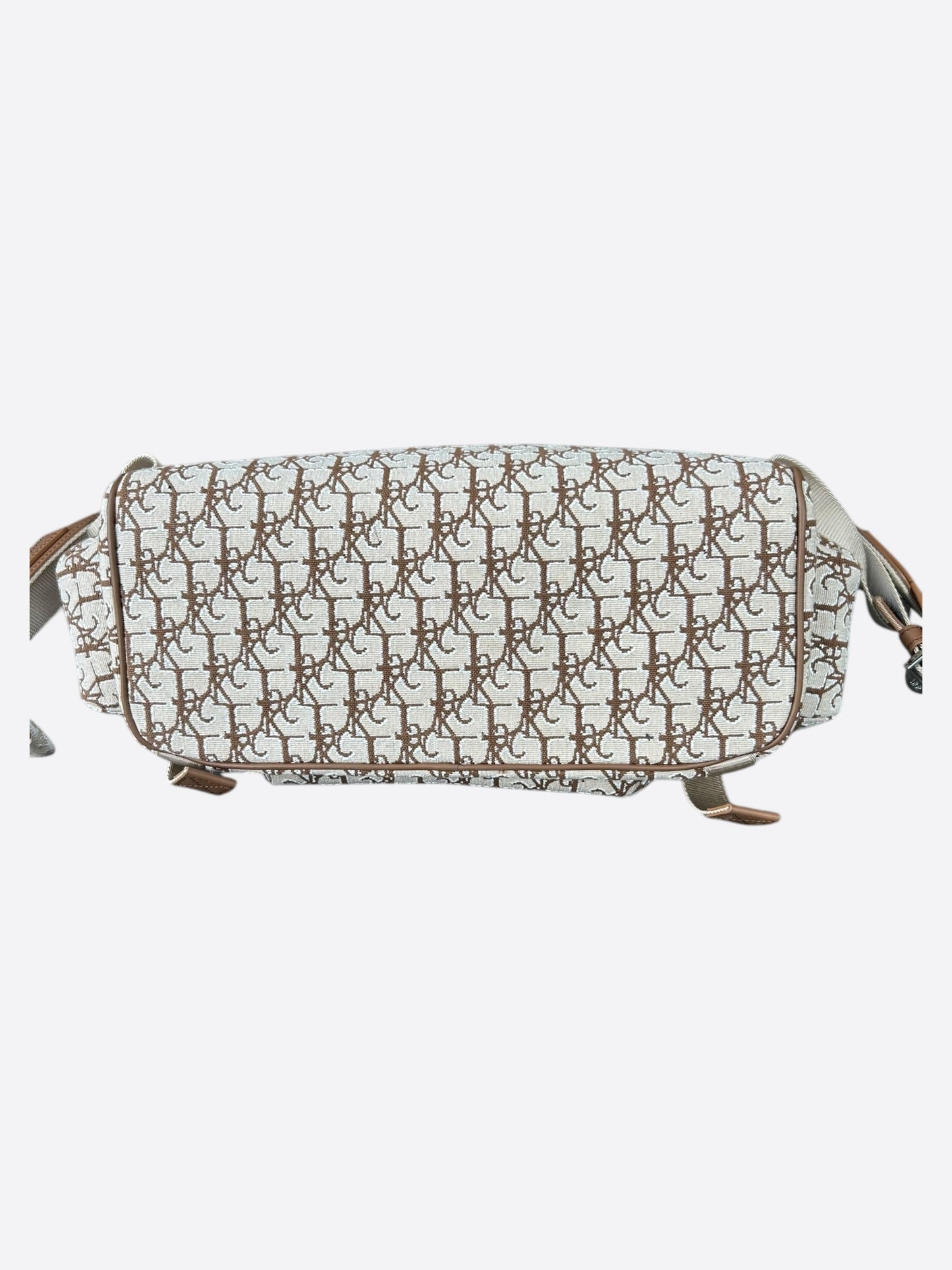 Dior Cactus Jack Beige & Brown Oblique Hit The Road Backpack
