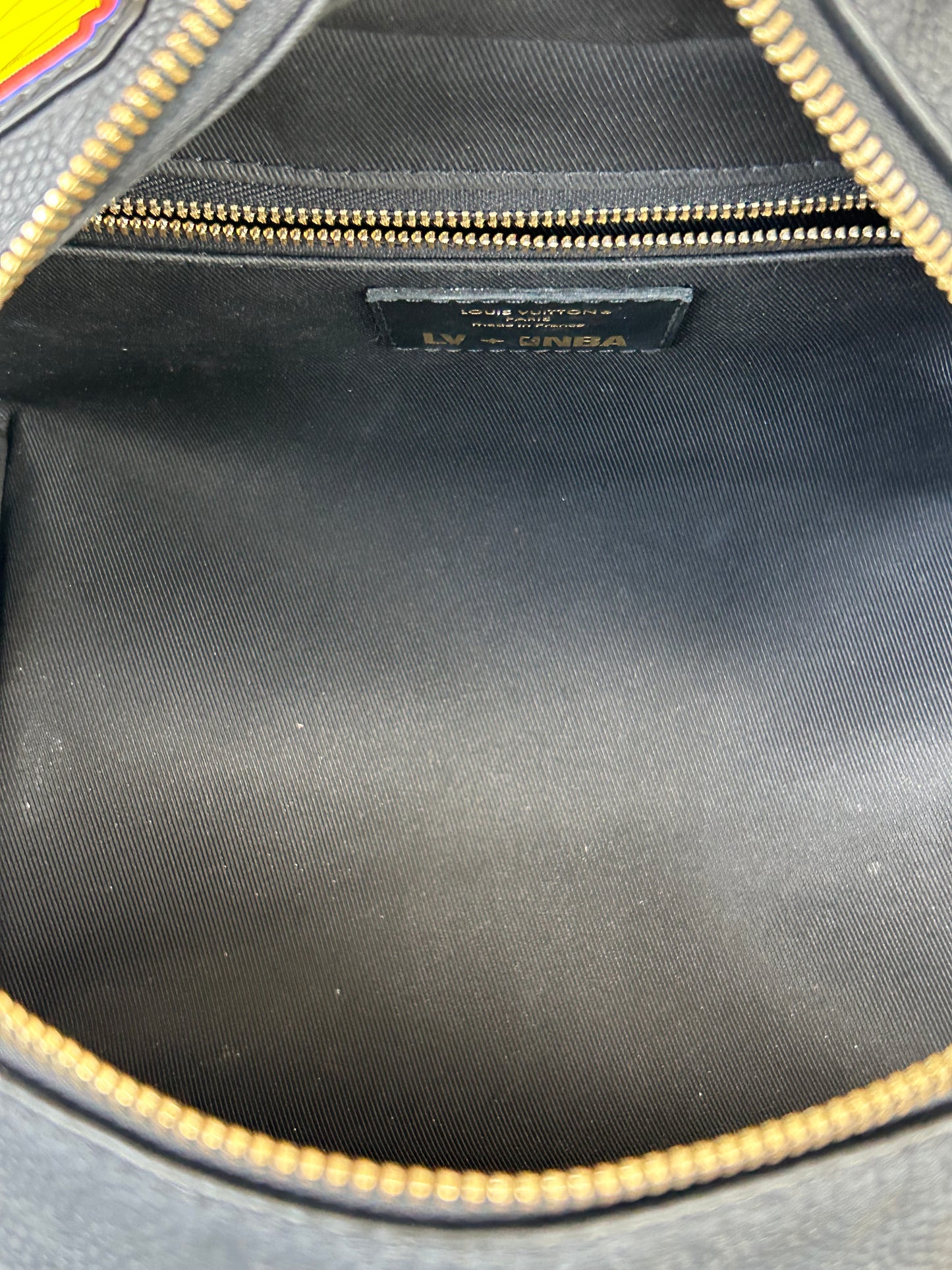 Louis Vuitton NBA Black Taurillon Monogram Dopp Kit