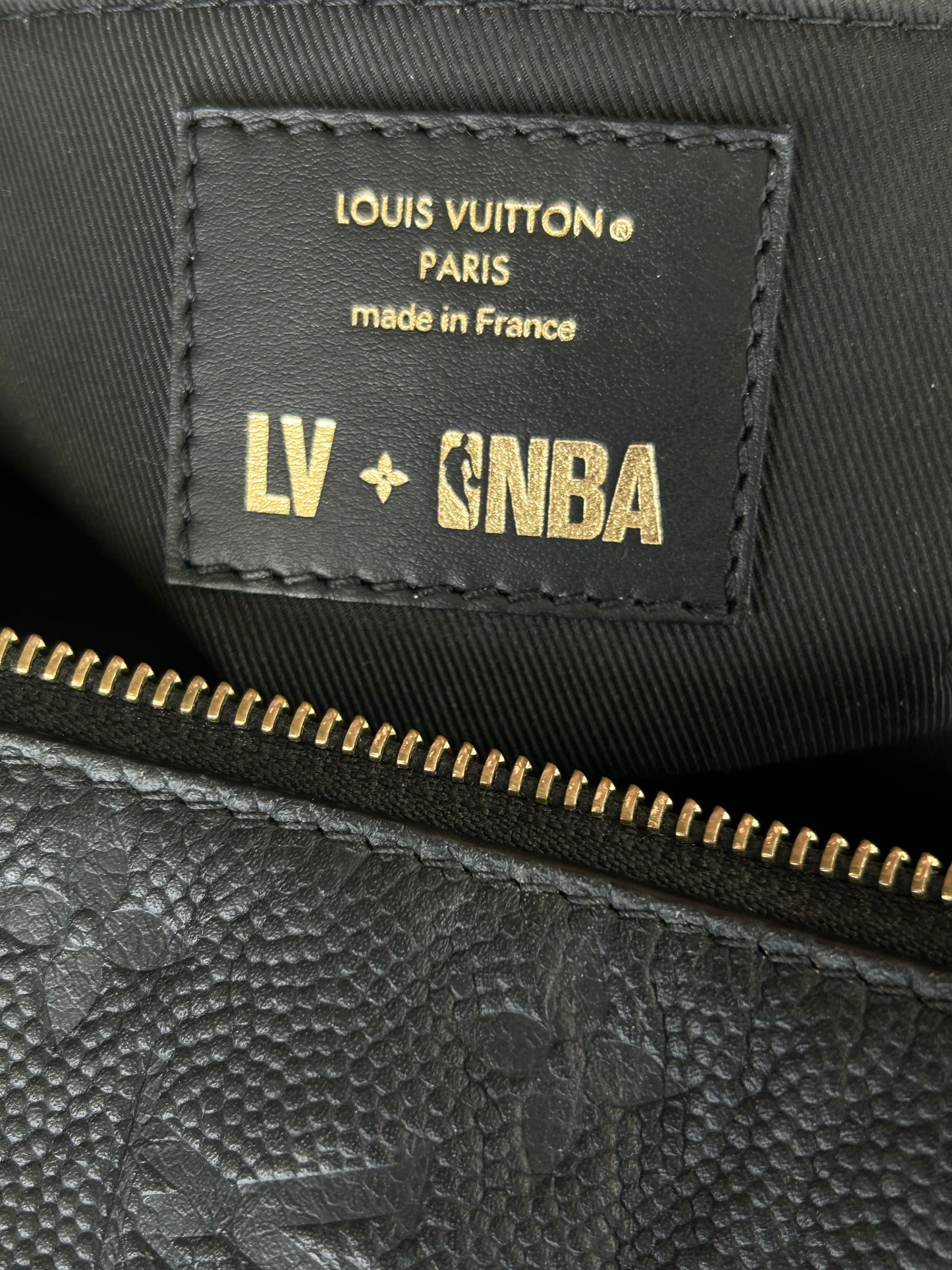 Louis Vuitton NBA Black Taurillon Monogram Dopp Kit